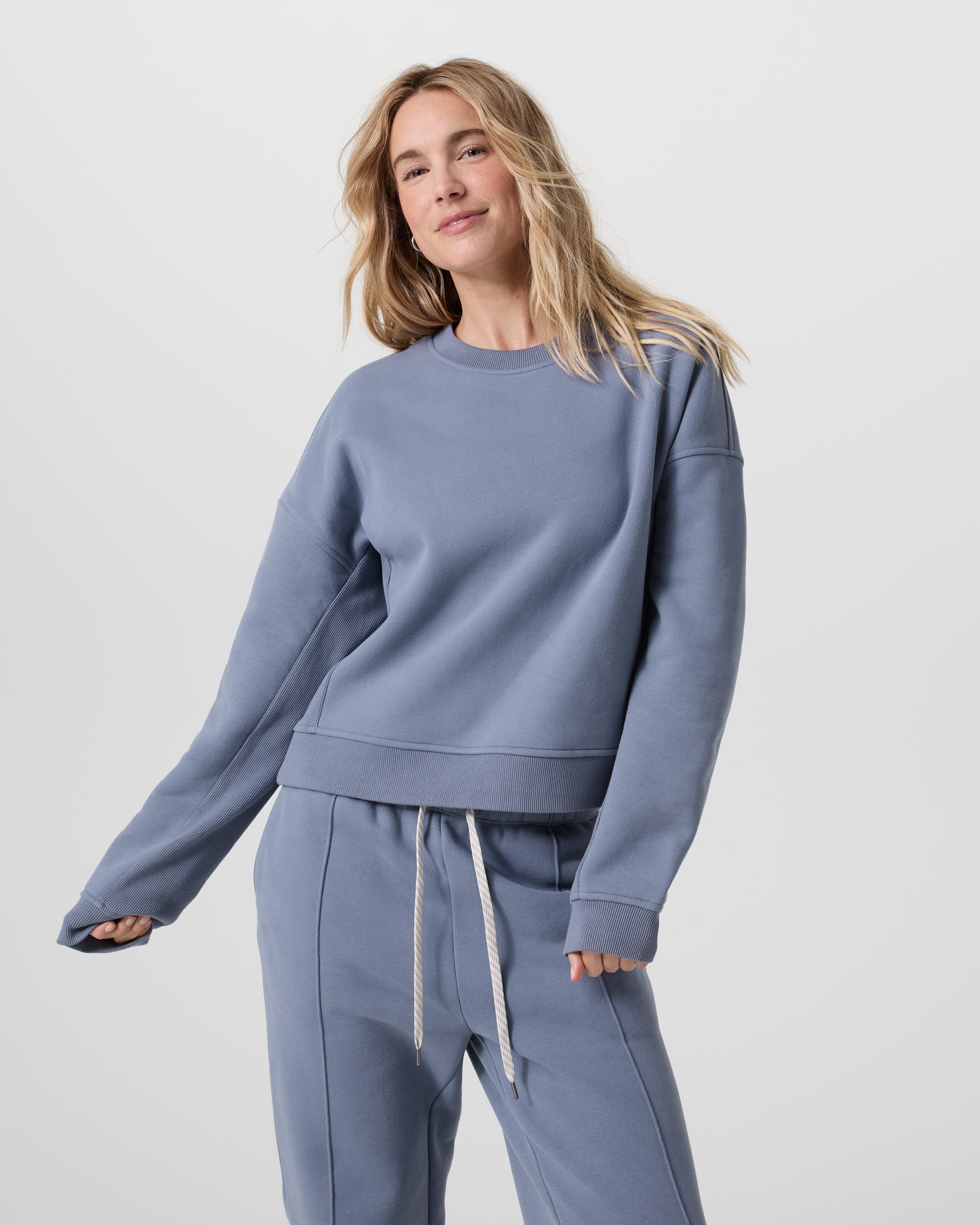 Restore Rib Crew | Blue Heron