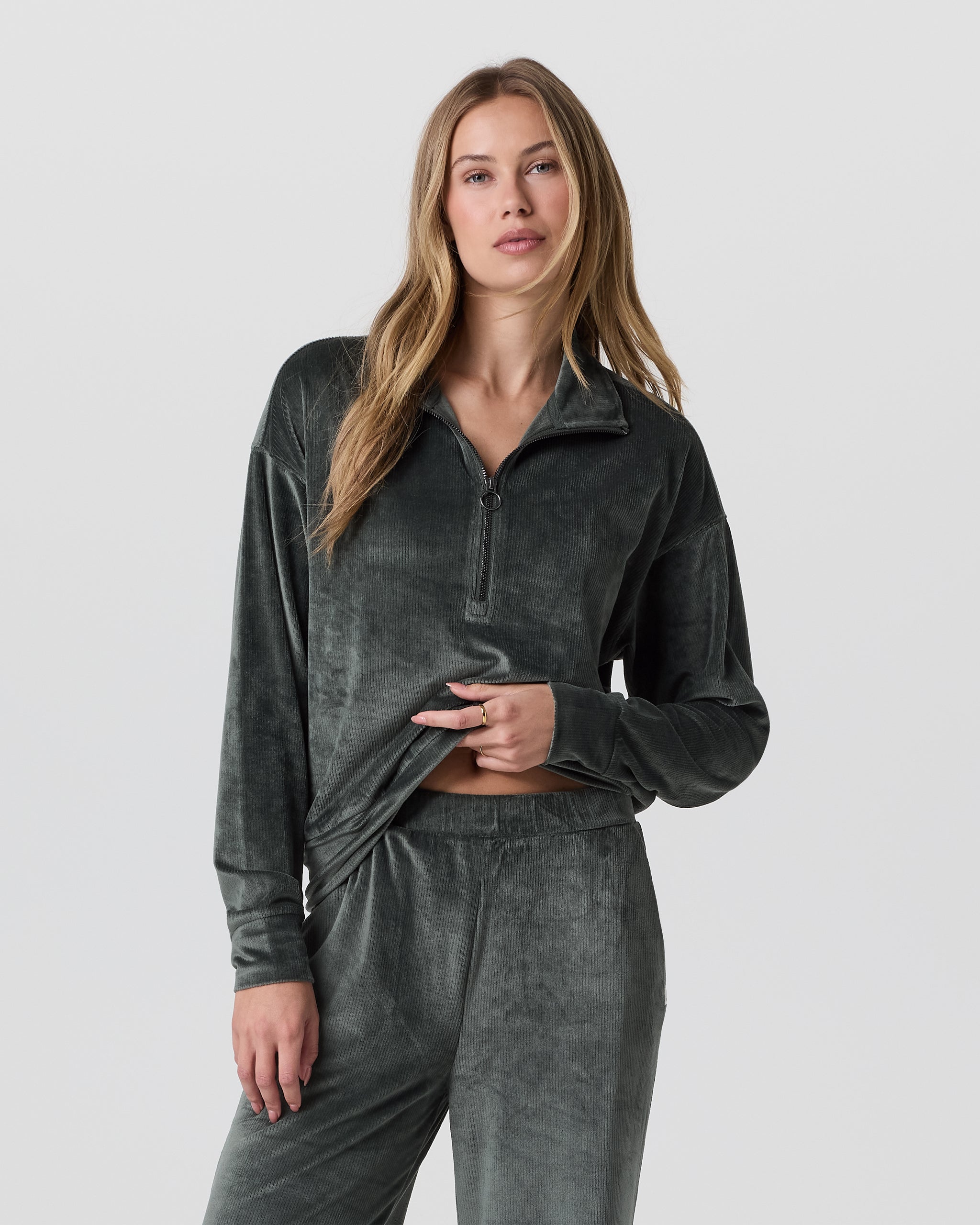 Haven Half Zip | Aspen