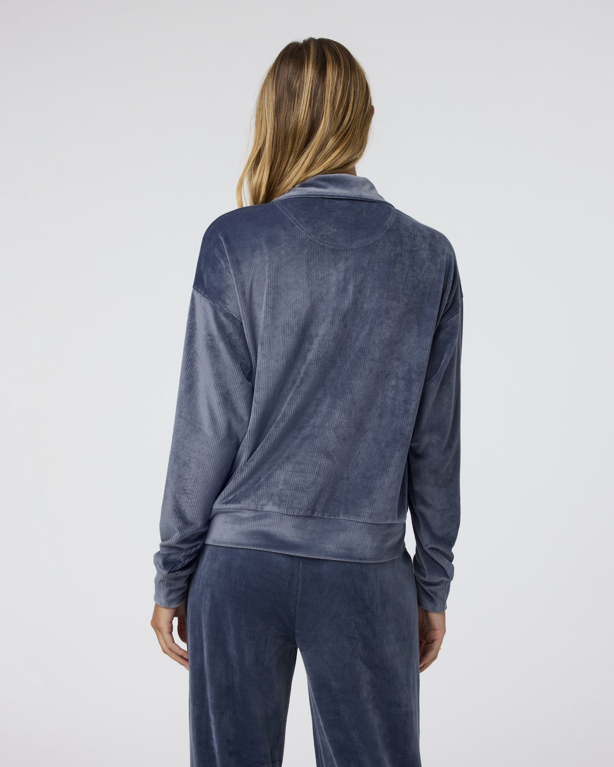 Haven Half Zip | Azure