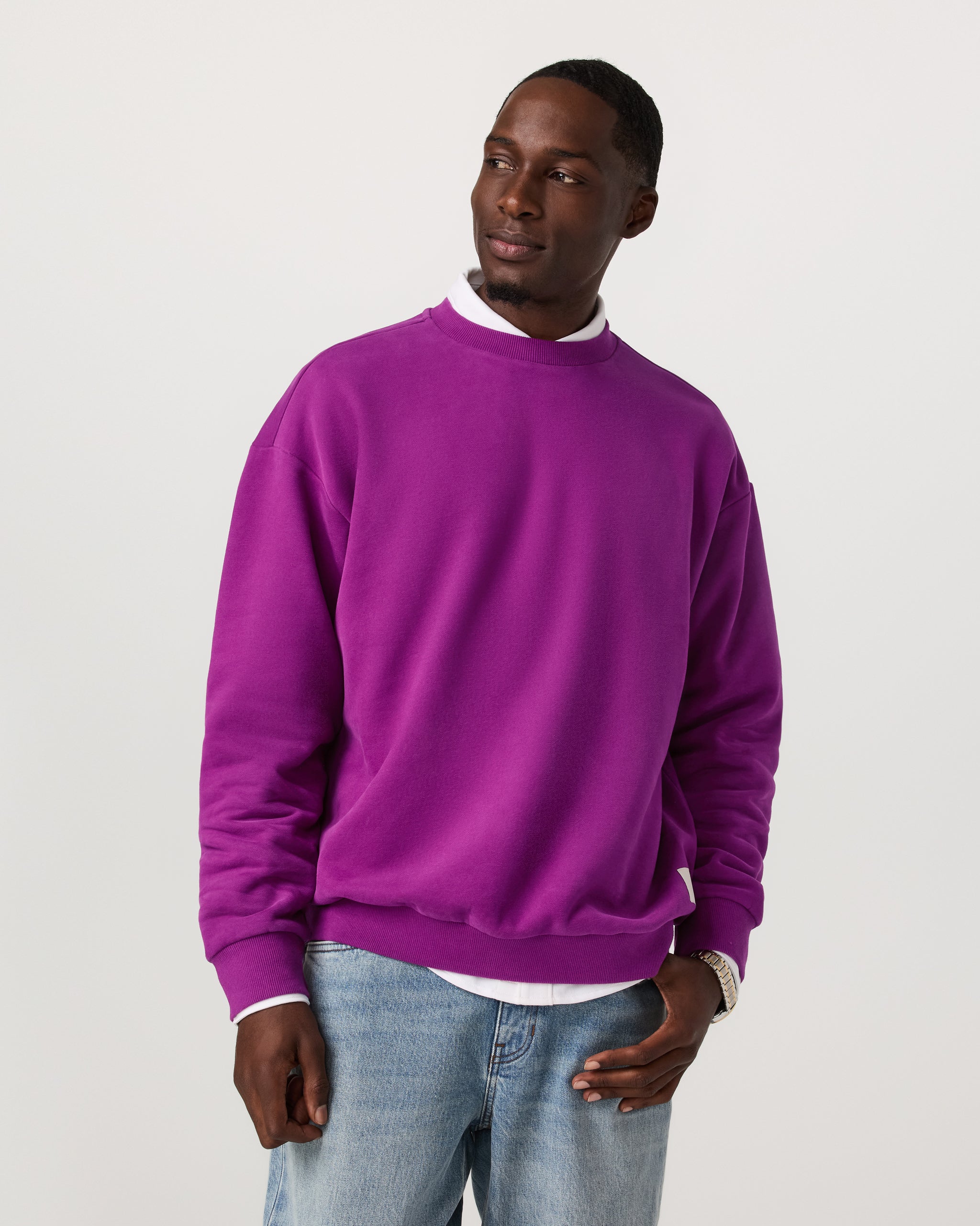 Restore Oversized Crew 2.0 | Magenta