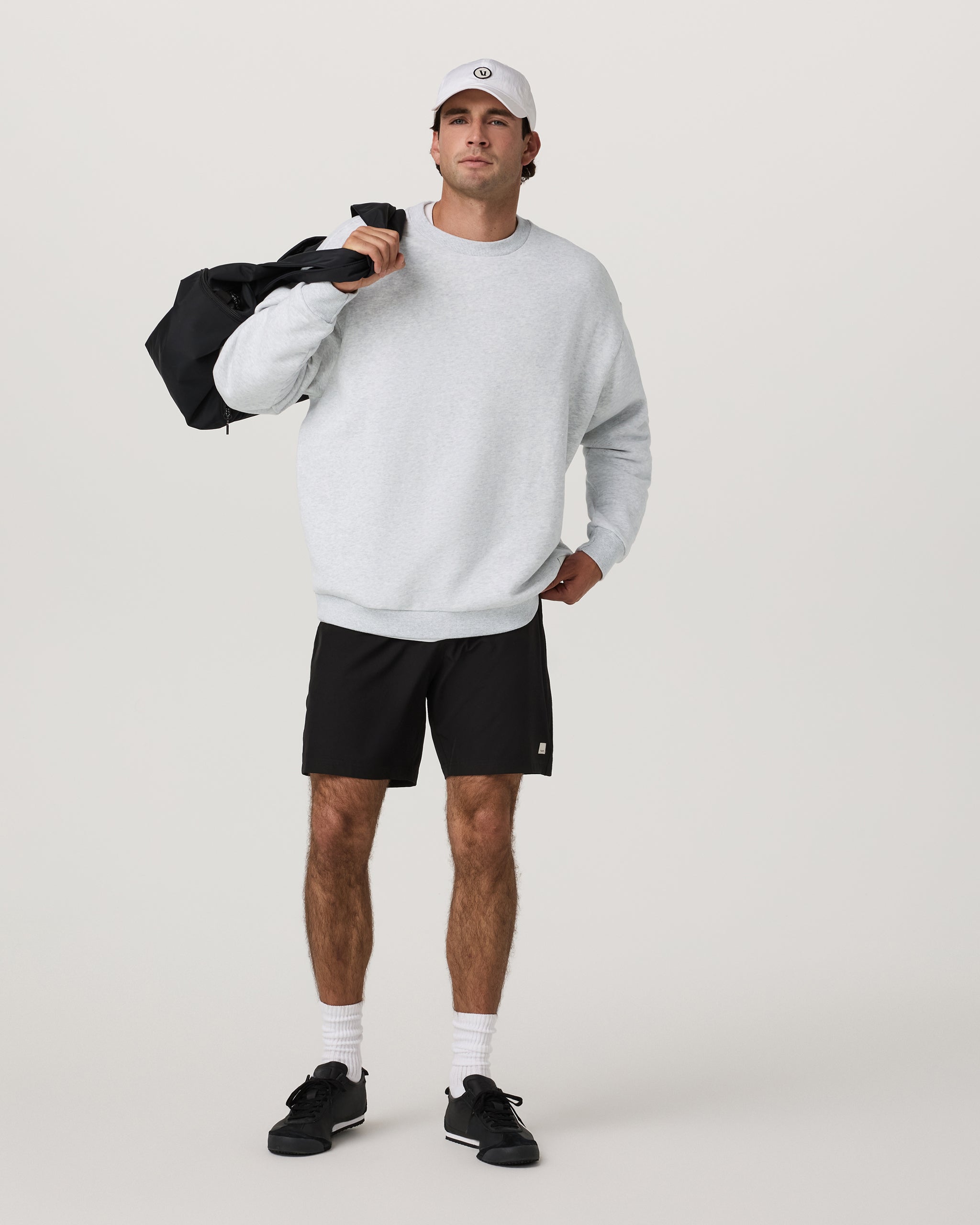 Restore Oversized Crew 2.0 | Pale Grey Heather