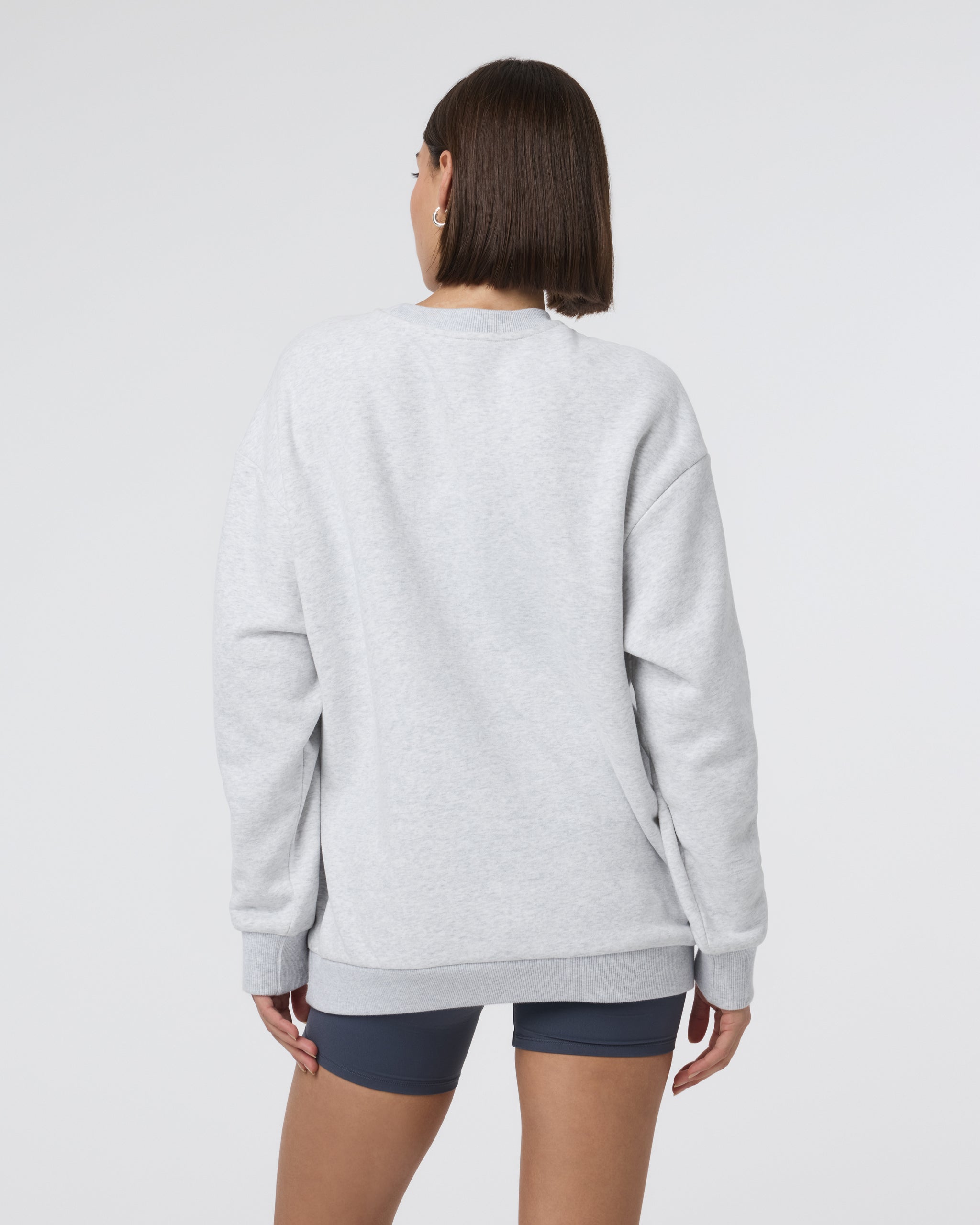 Restore Oversized Crew 2.0 | Pale Grey Heather