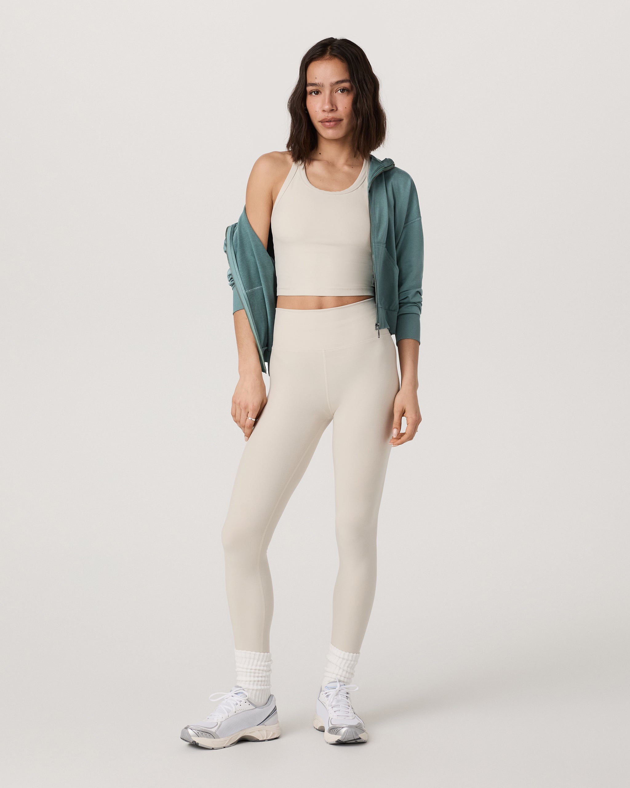 Halo Modern Full Zip Hoodie | Bluegrass Heather