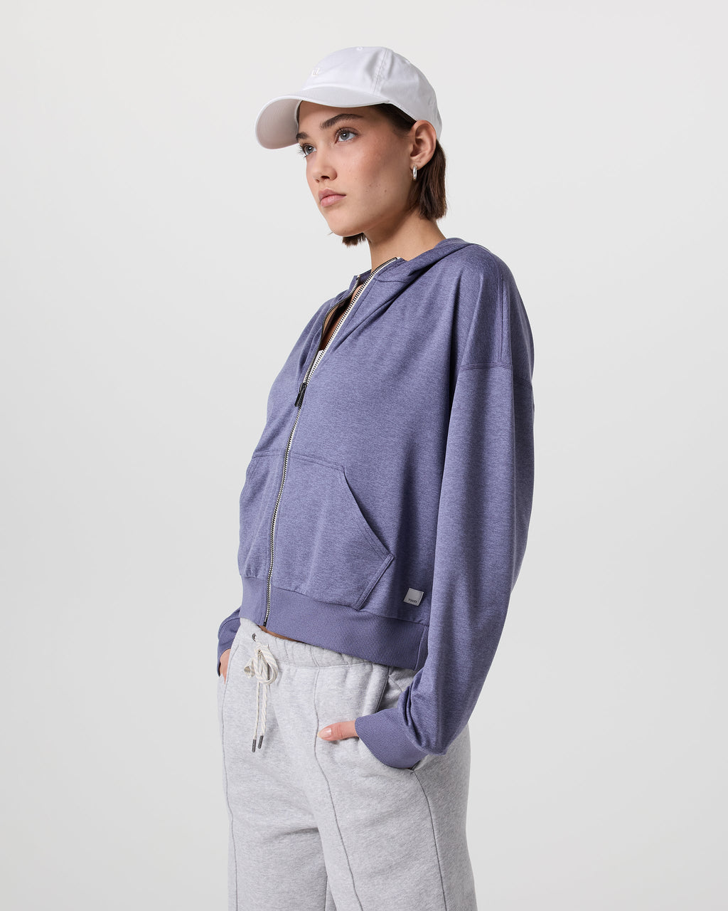 Halo Modern Full Zip Hoodie | Cosmic Heather