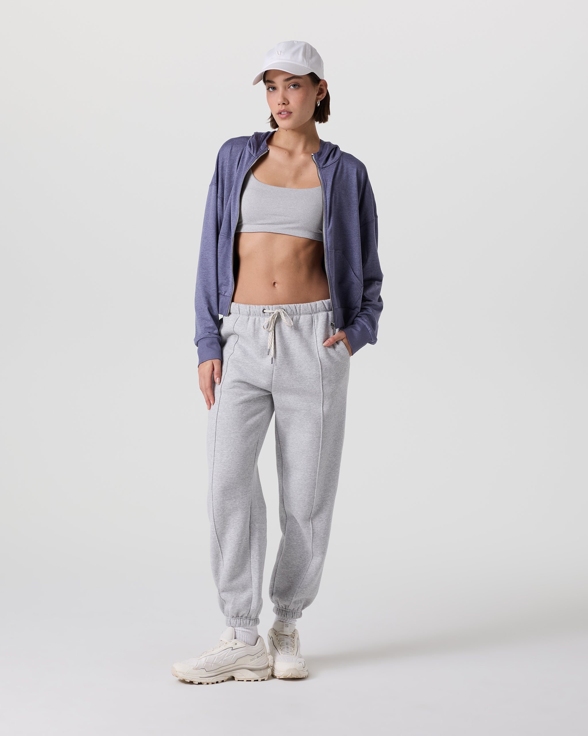 Halo Modern Full Zip Hoodie | Cosmic Heather