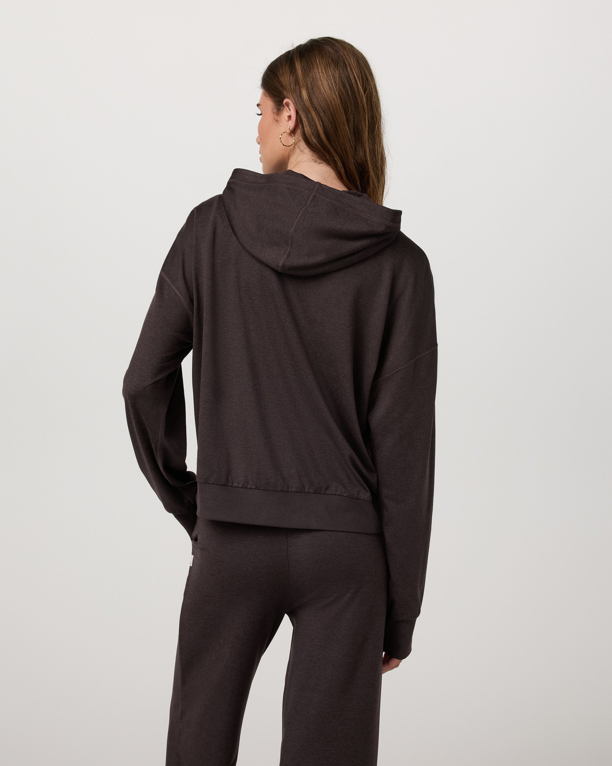 Halo Modern Full Zip Hoodie | Java Heather