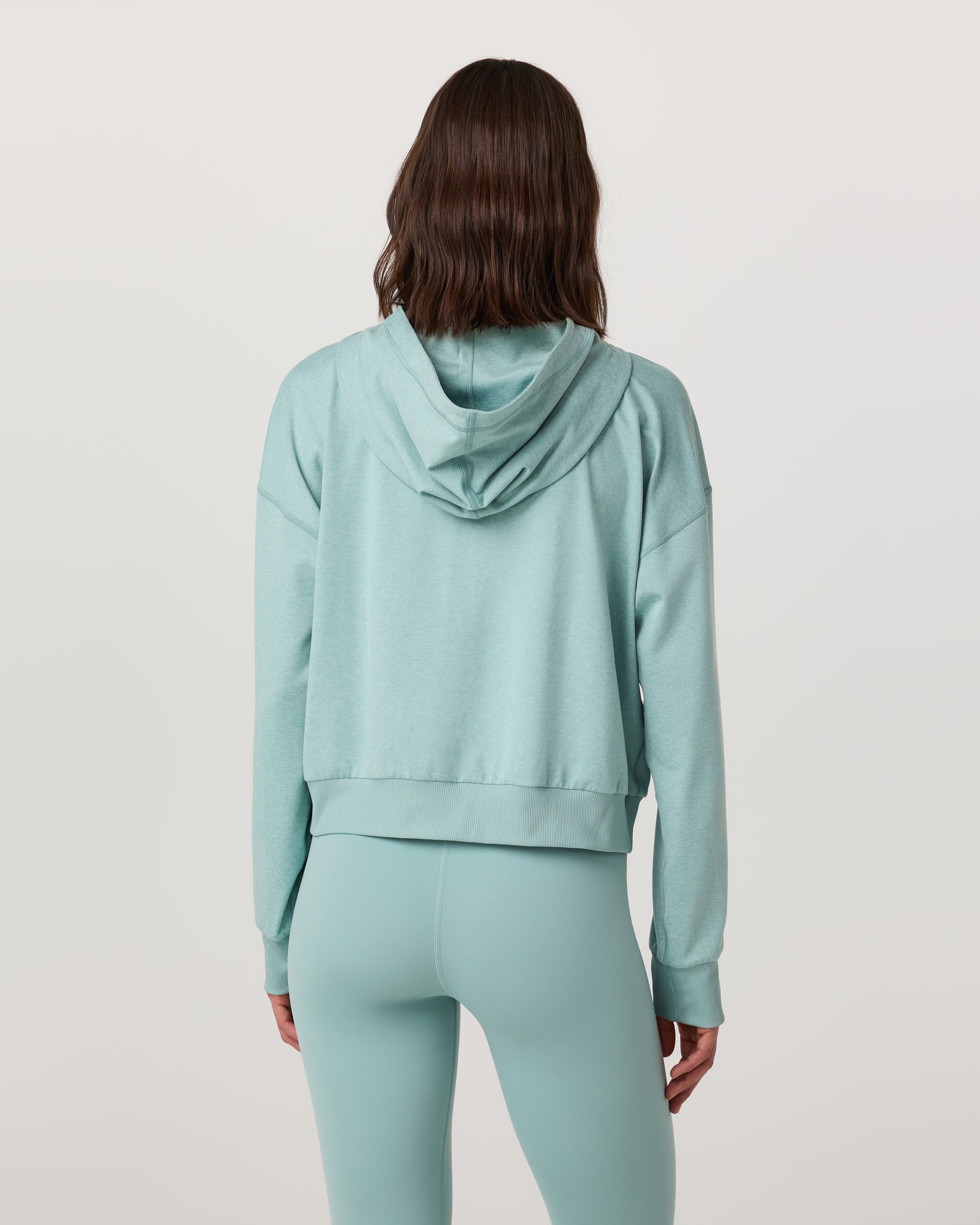 Halo Modern Full Zip Hoodie | Sea Spray Heather