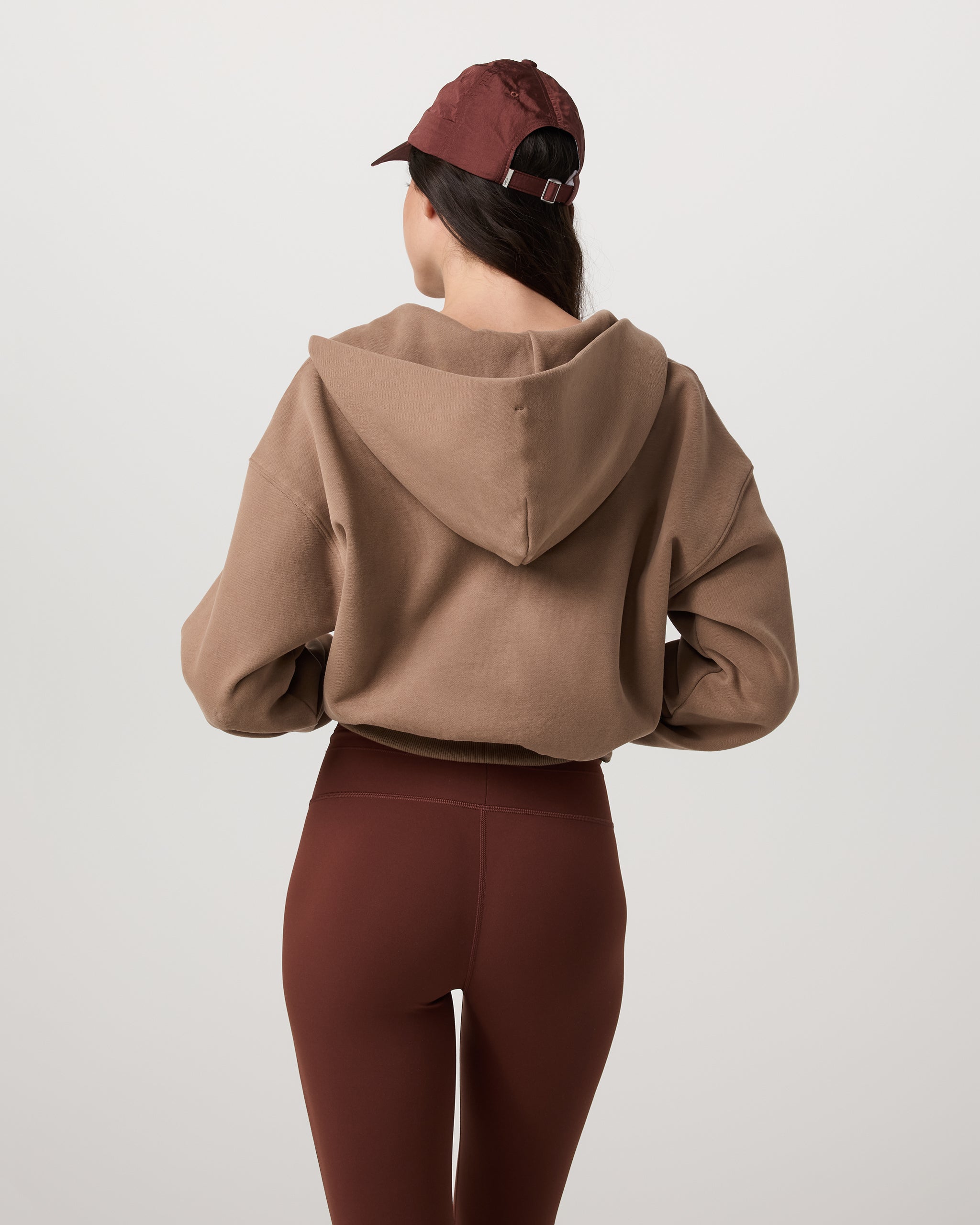 Restore Mini Full Zip Hoodie | Nutmeg