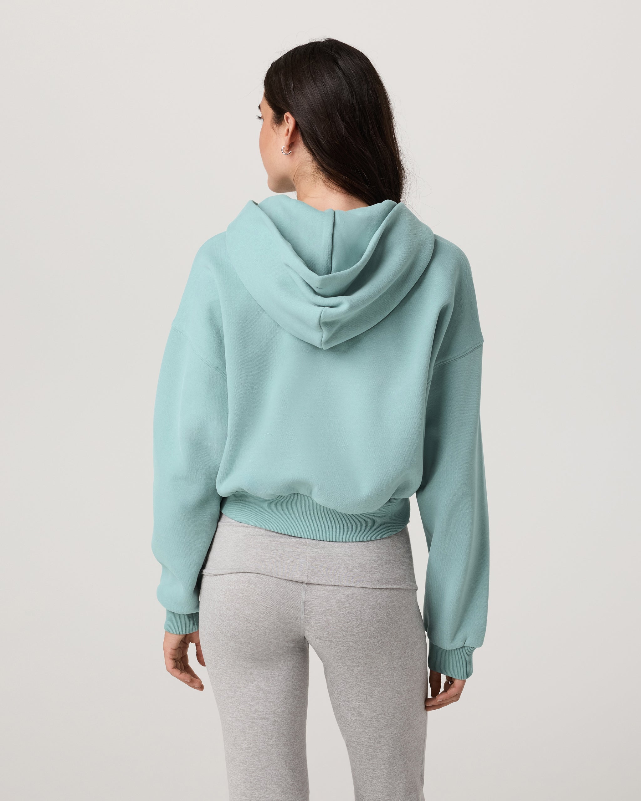 Restore Mini Full Zip Hoodie | Sea Spray