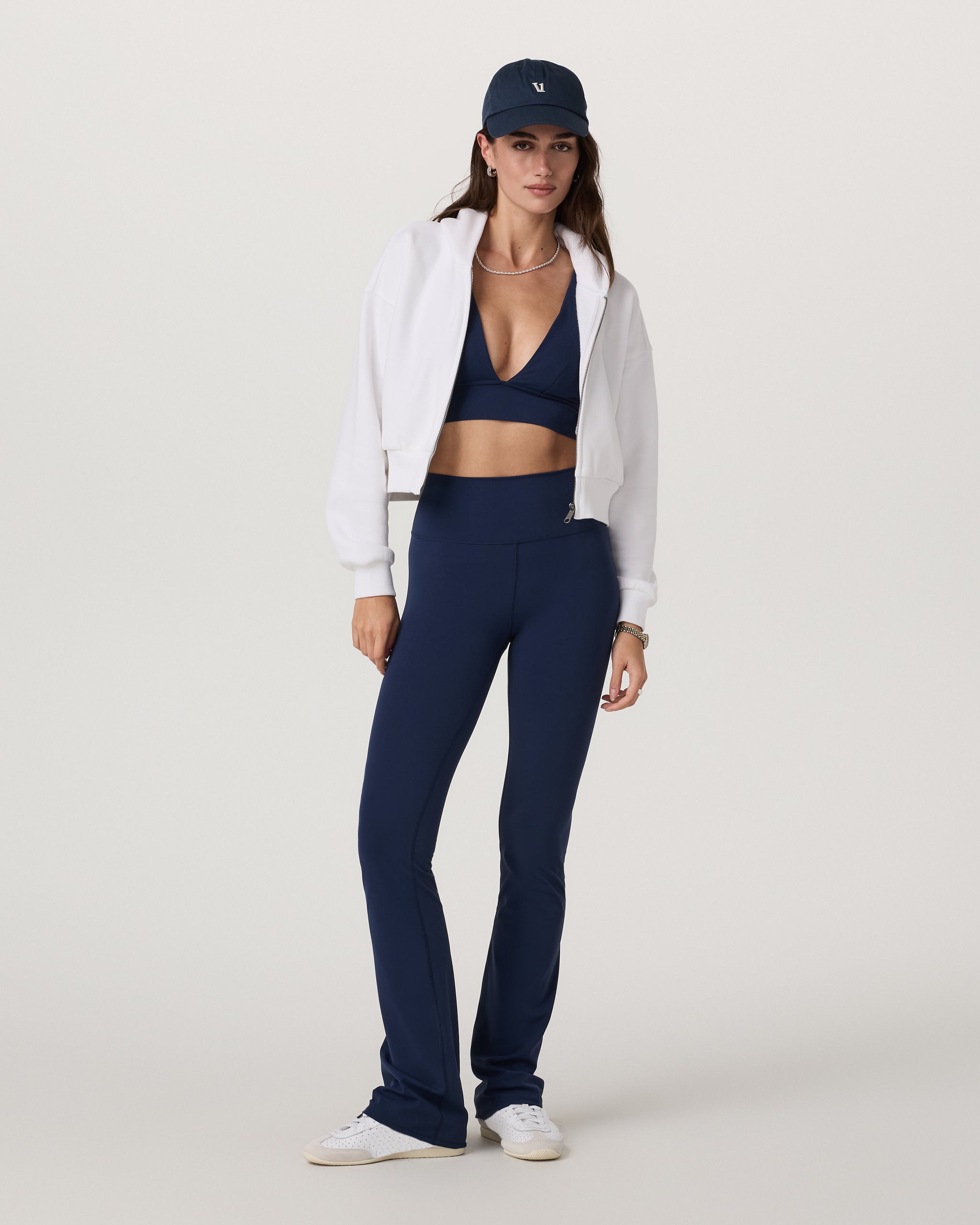 Restore Mini Full Zip Hoodie | White