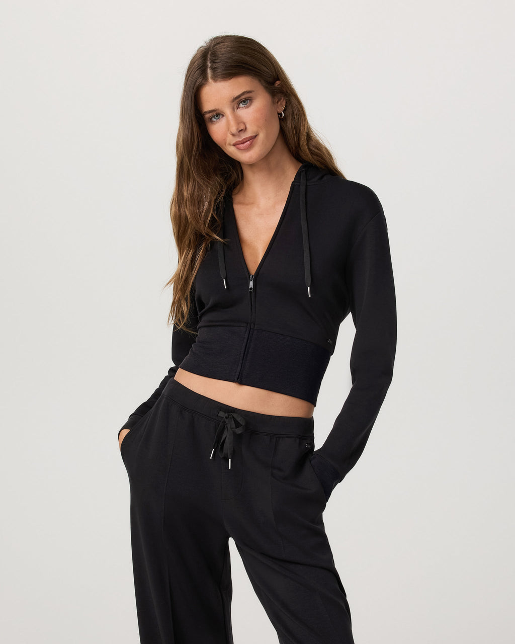 Compose Full Zip Hoodie | Black