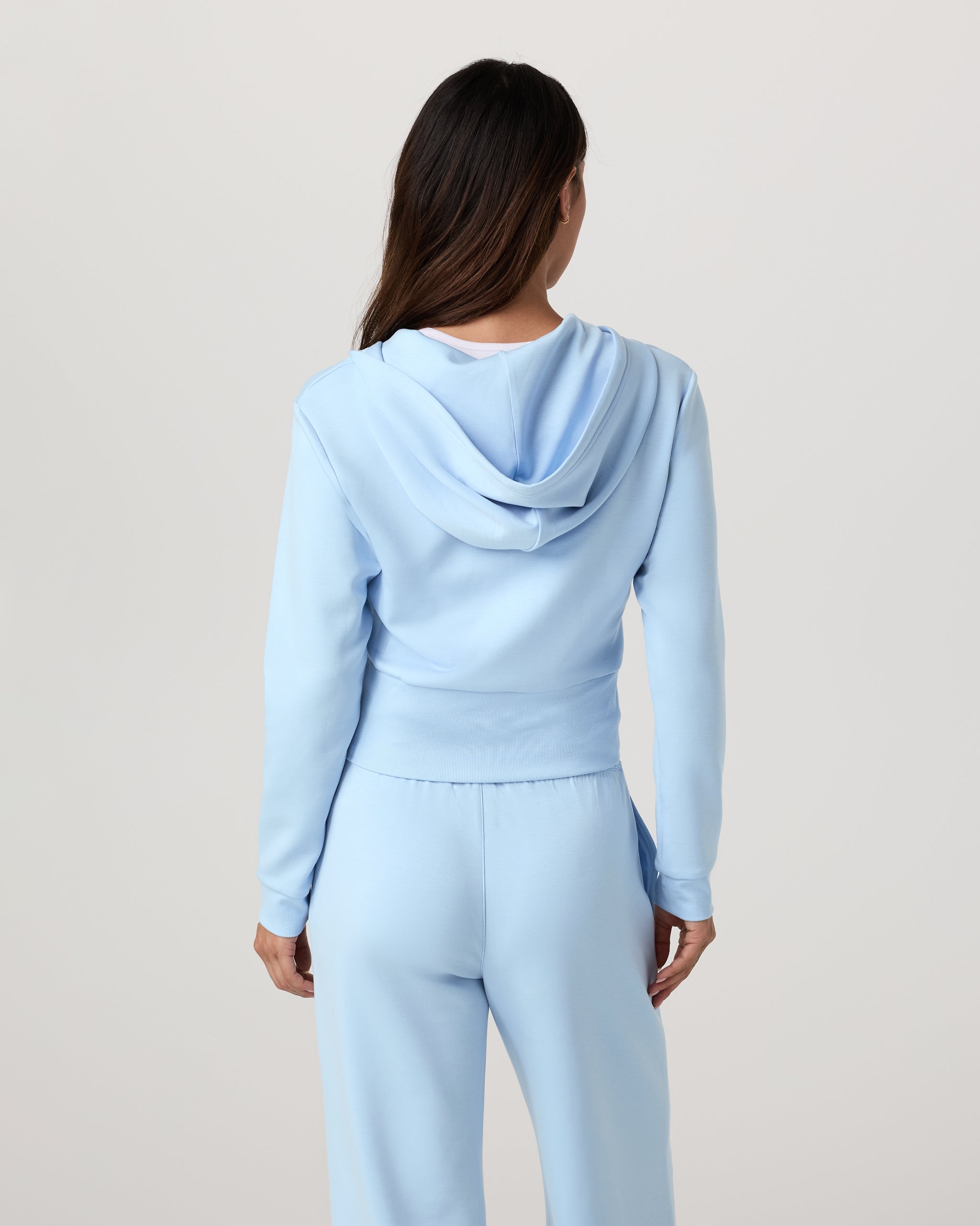 Compose Full Zip Hoodie | Crystal Blue
