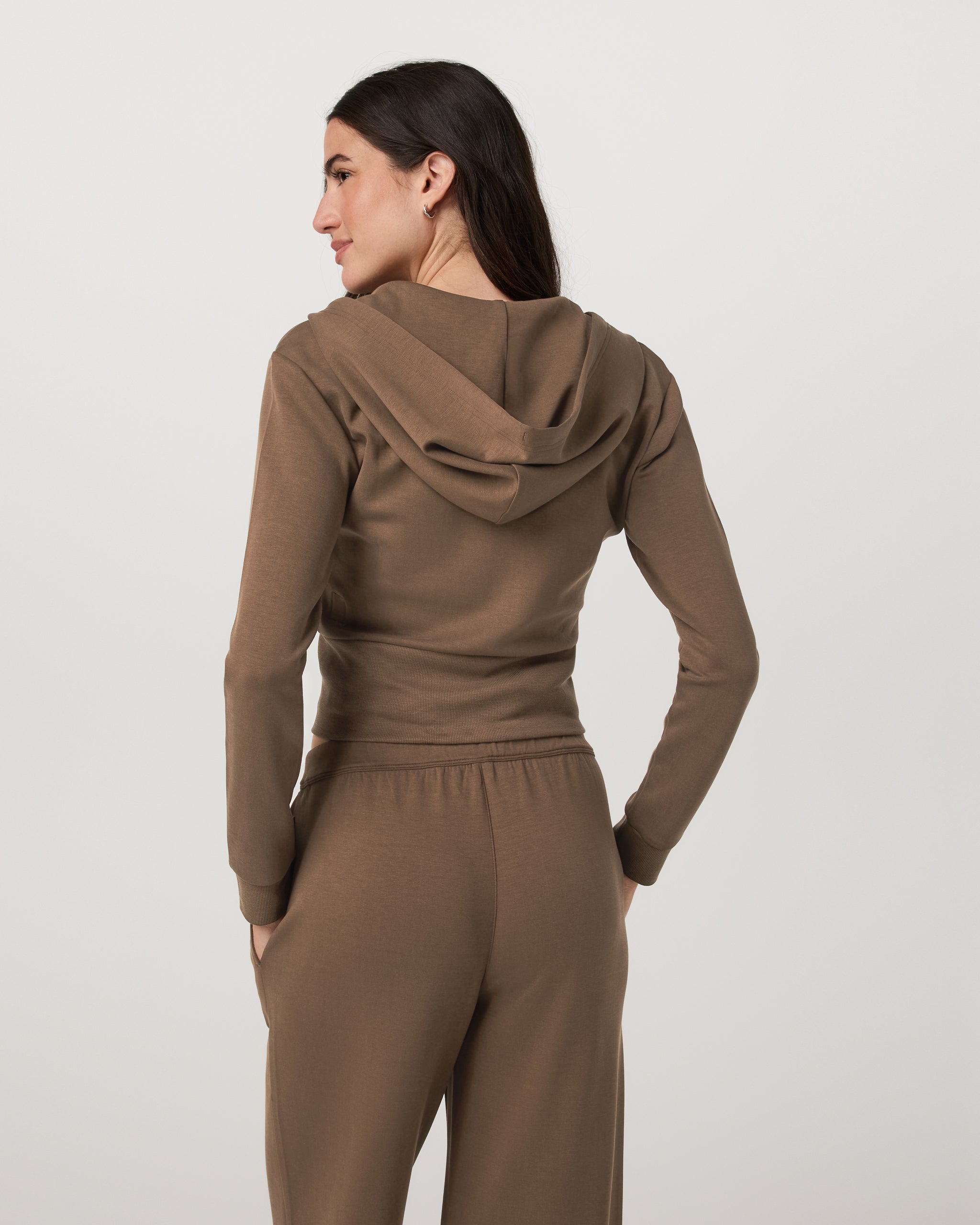 Compose Full Zip Hoodie | Espresso