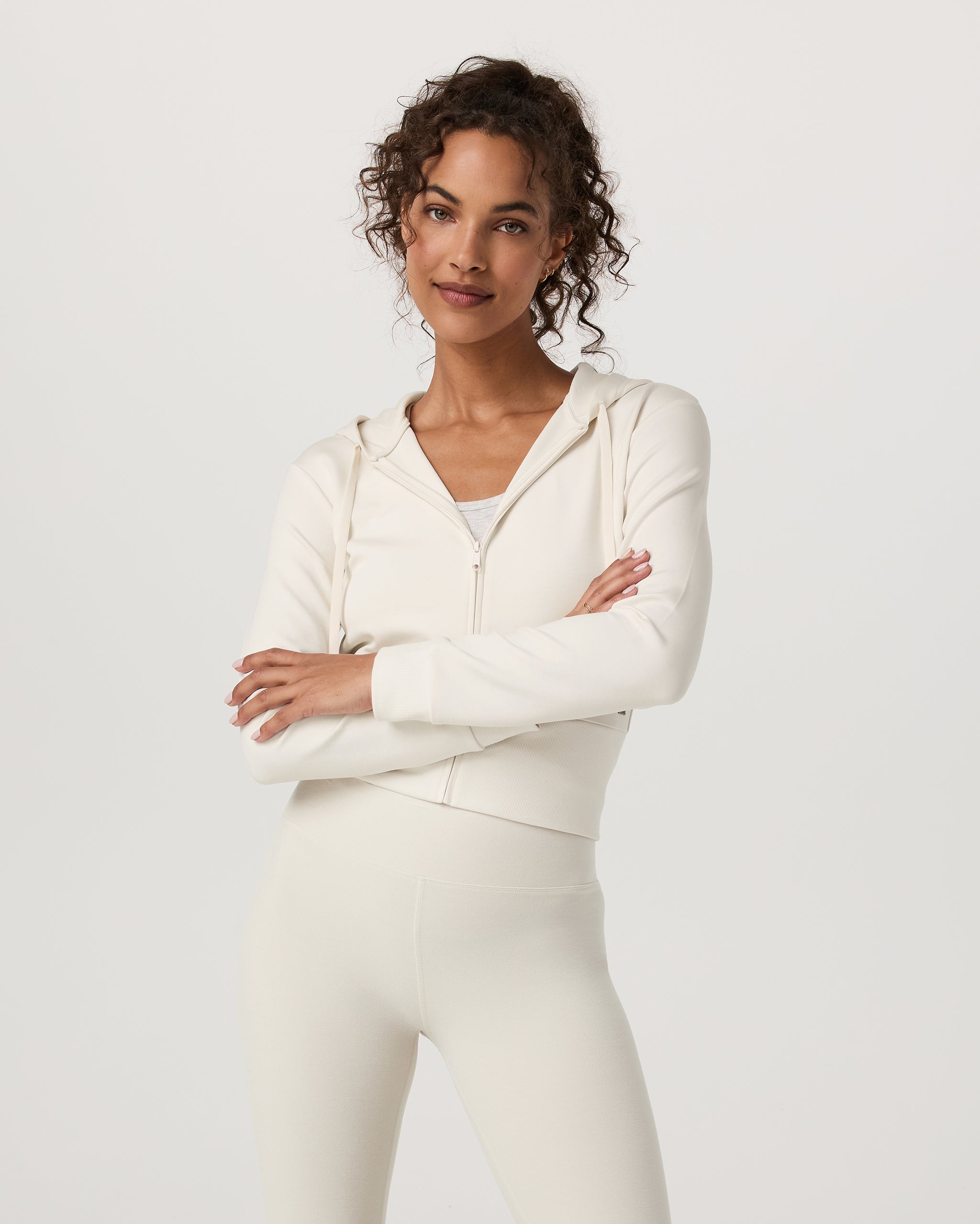 Compose Full Zip Hoodie | Marshmallow
