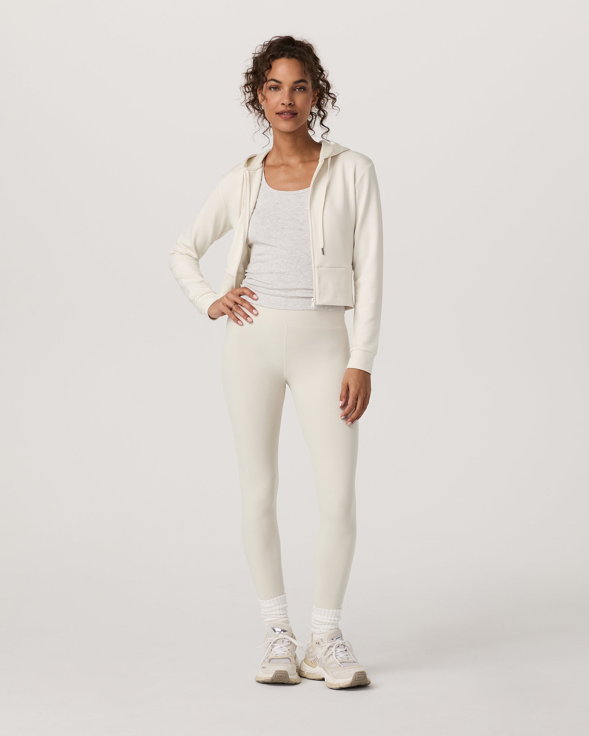 Compose Full Zip Hoodie | Marshmallow