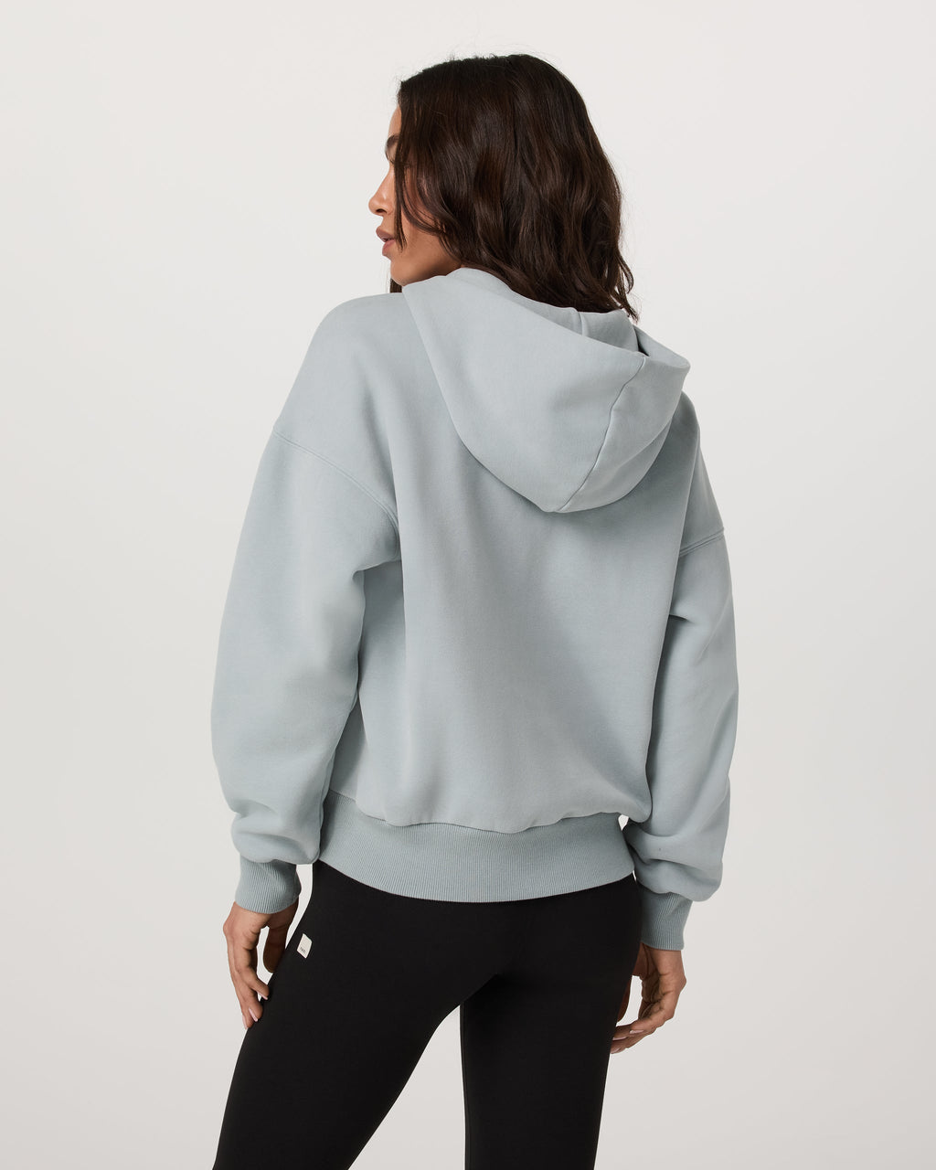 Restore Relaxed Half Zip Hoodie | Blue Haze