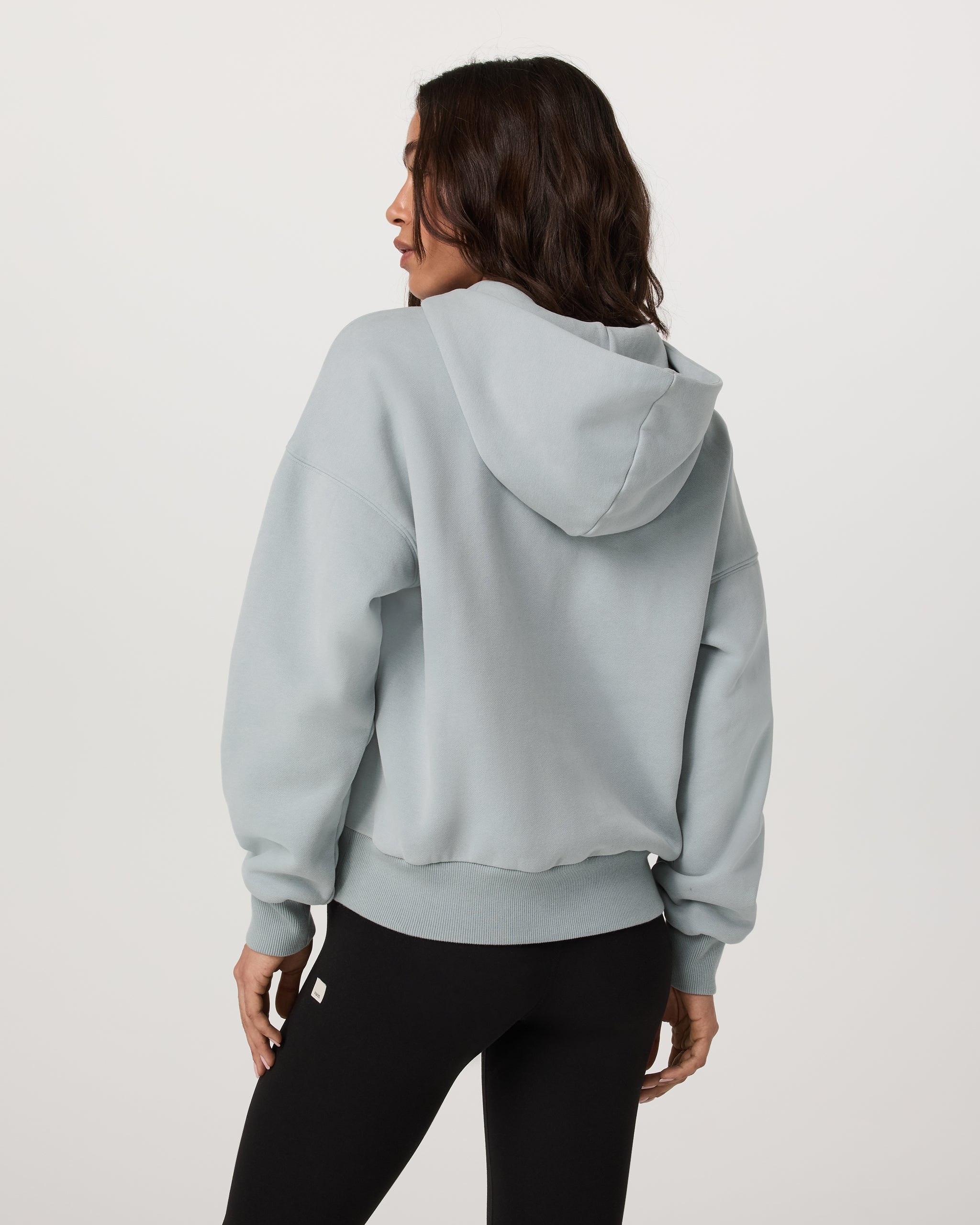Restore Relaxed Half Zip Hoodie | Blue Haze