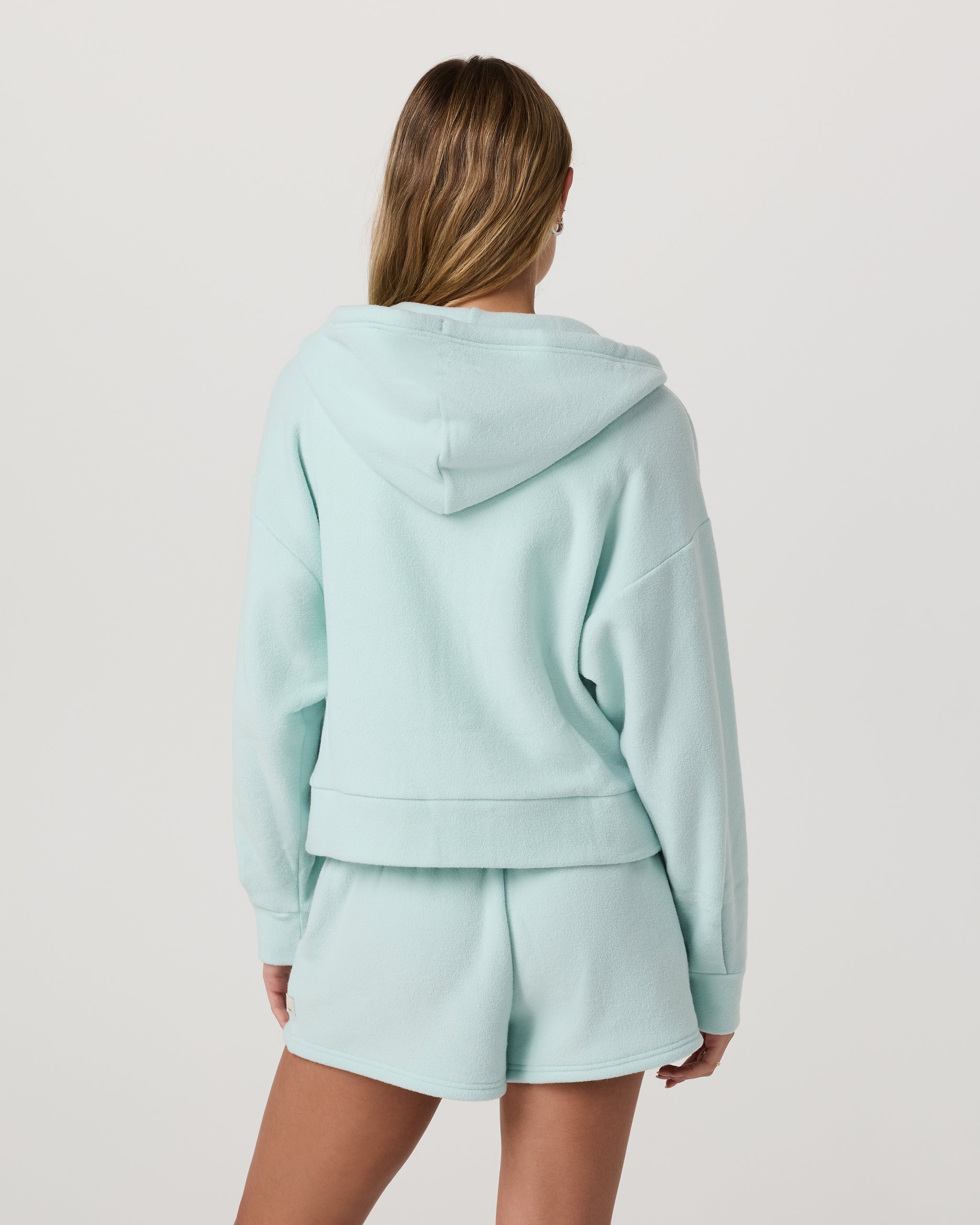 Beach Fleece Zip Up | Spearmint