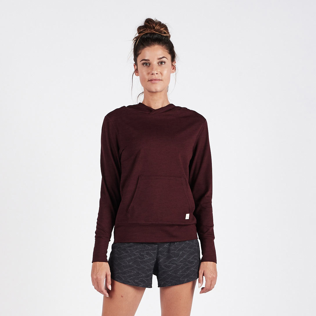 Halo Performance Pullover | Bordeaux Heather