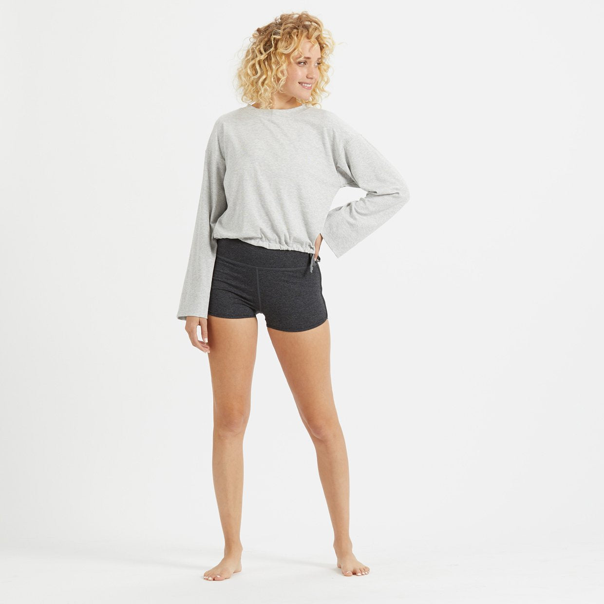 Pose Top | Light Heather Grey