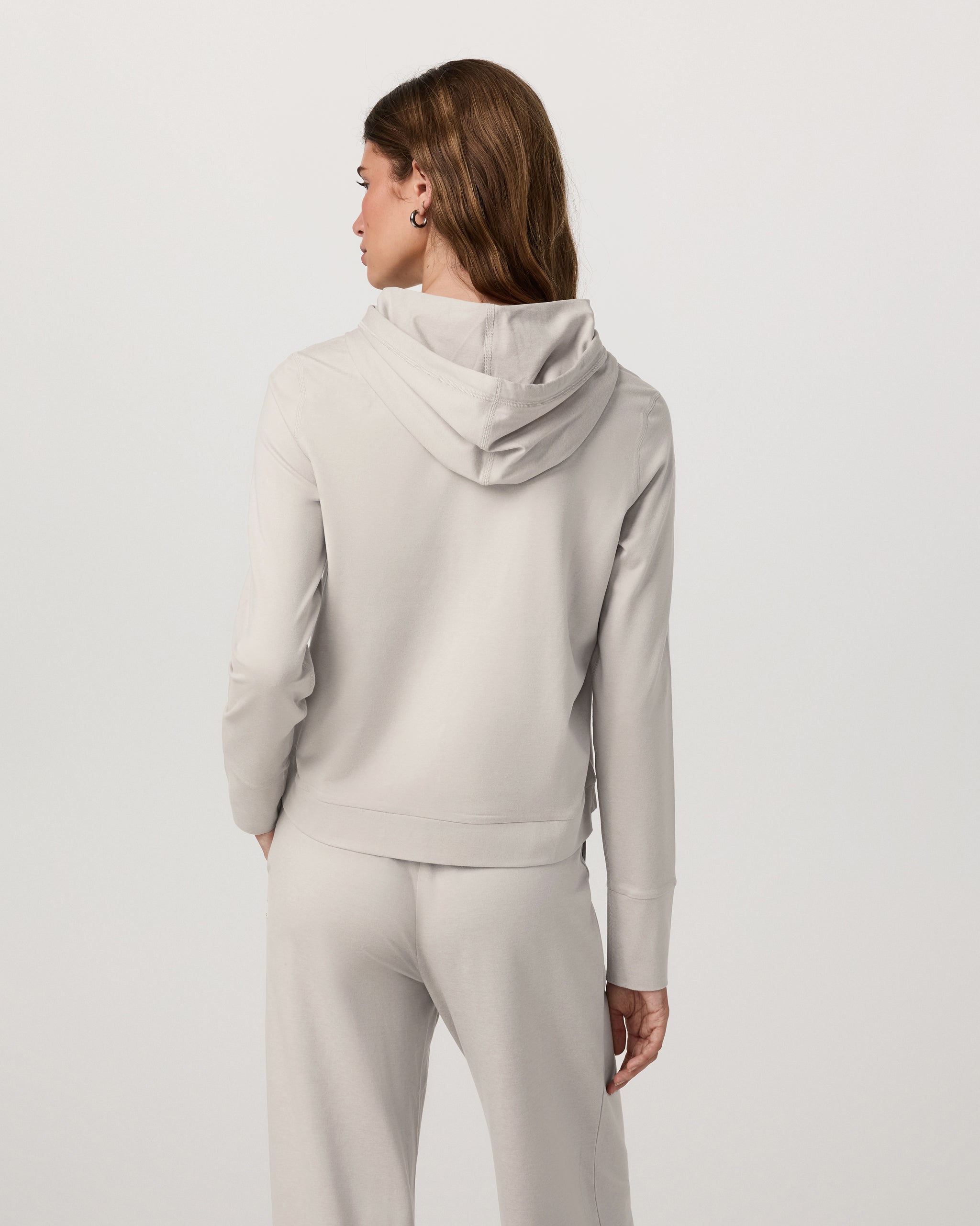 Halo Essential Hoodie | Ecru Heather