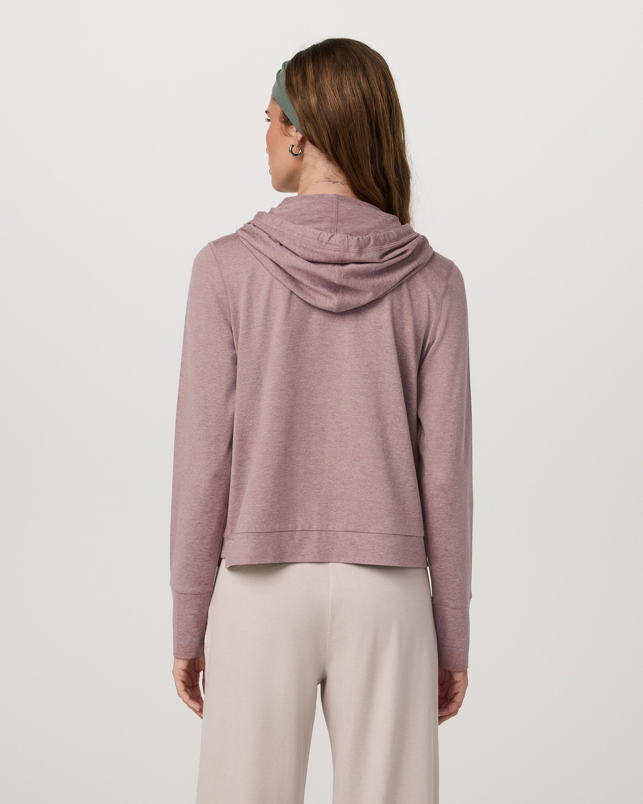 Halo Essential Hoodie | Zion Rose Heather