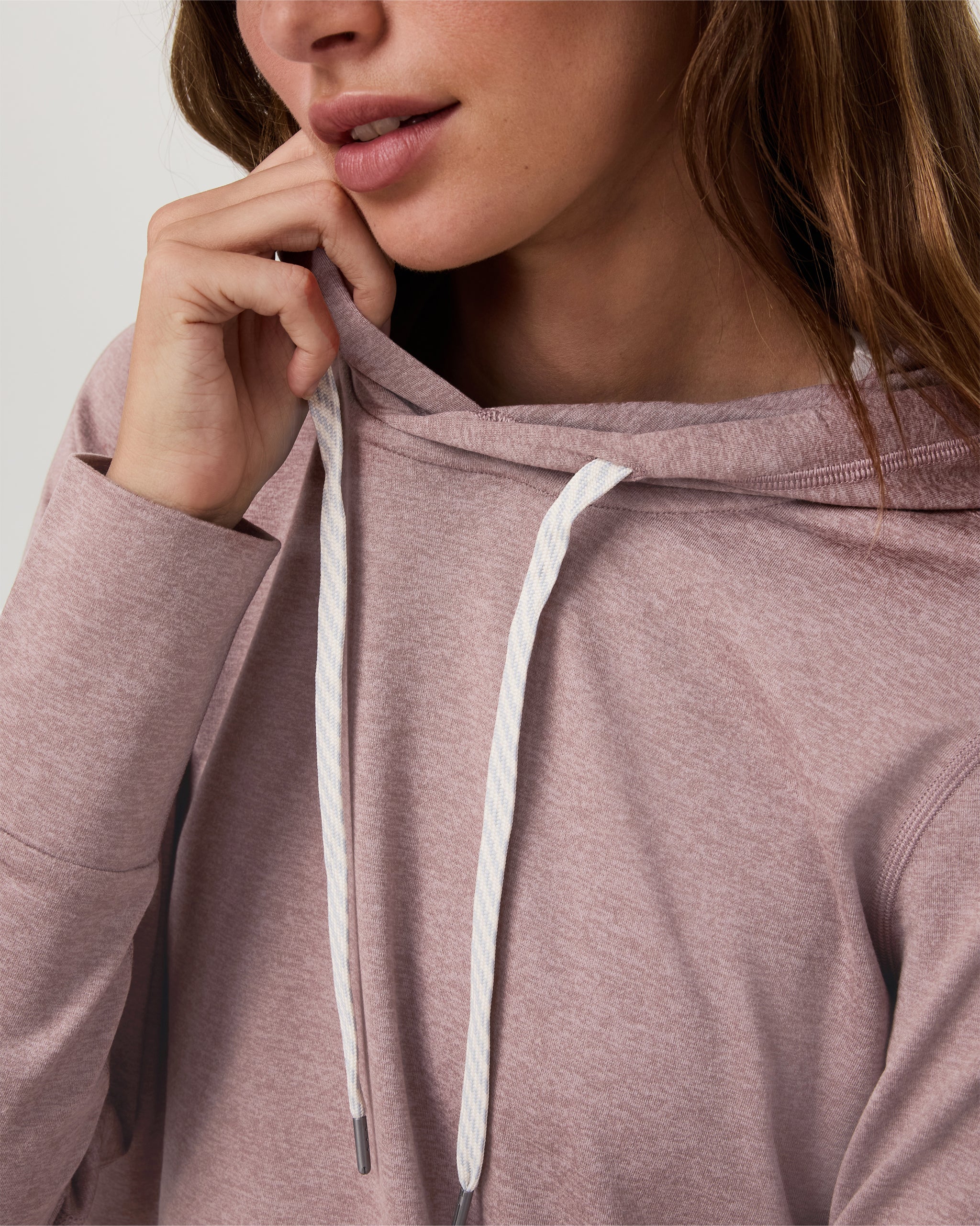 Halo Essential Hoodie | Zion Rose Heather