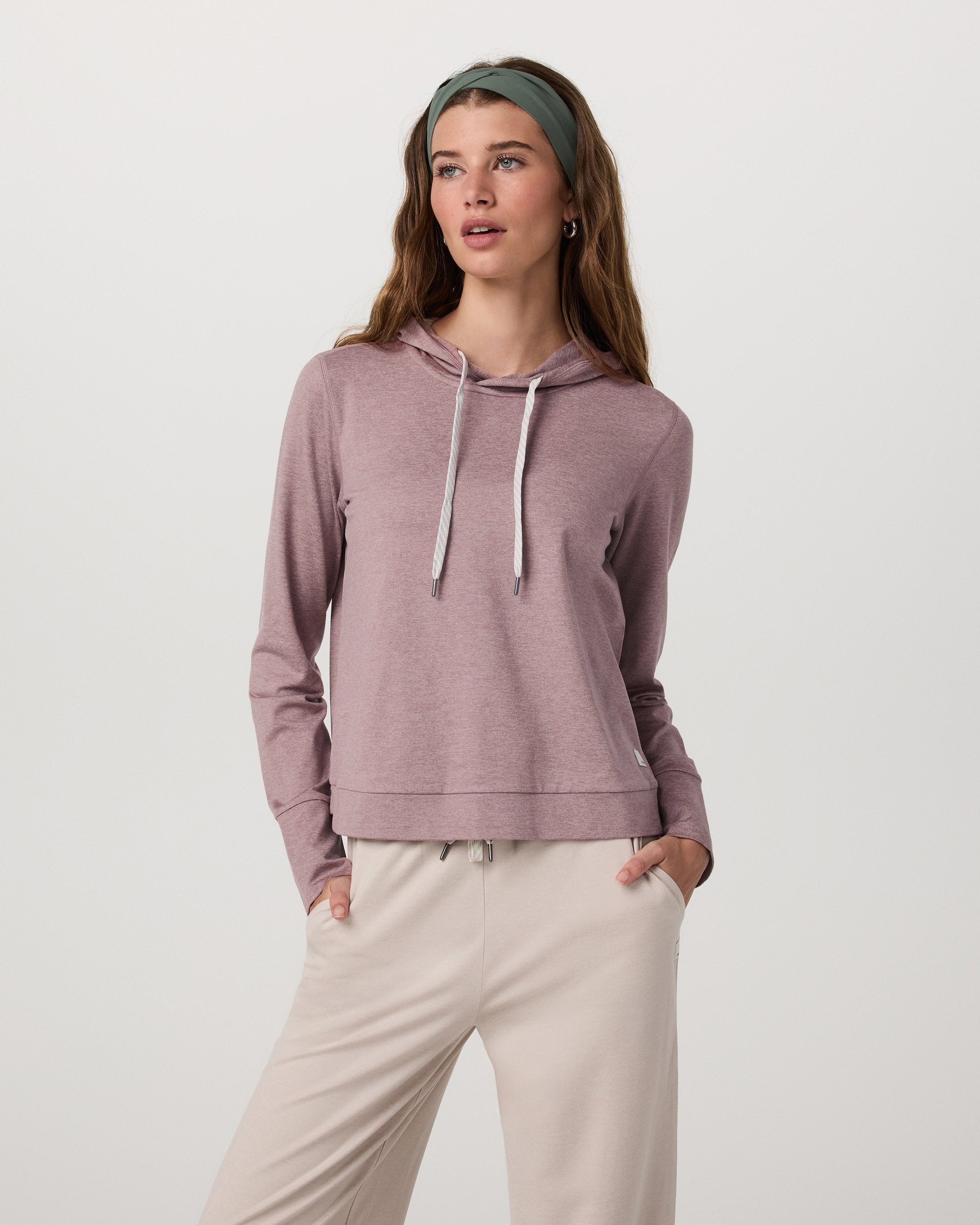 Halo Essential Hoodie | Zion Rose Heather