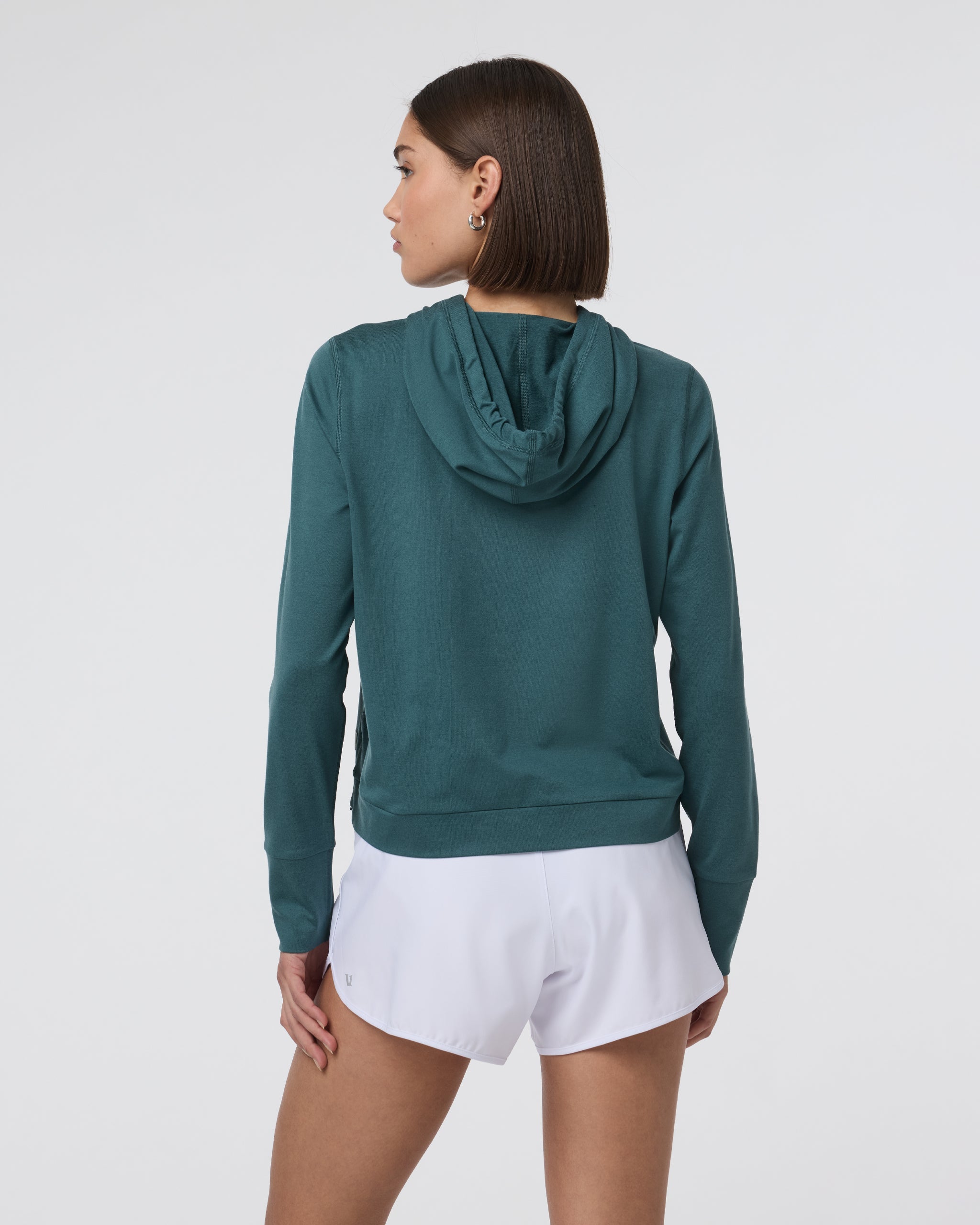 Halo Essential Hoodie | Moss Heather
