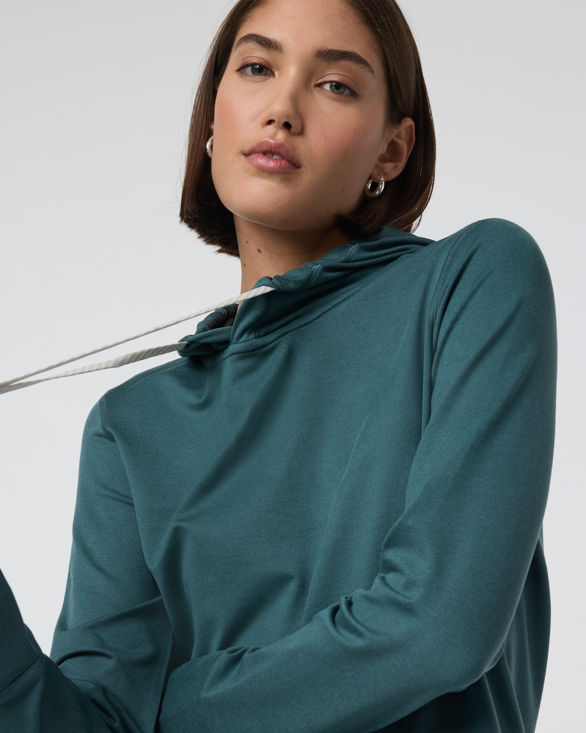 Halo Essential Hoodie | Moss Heather