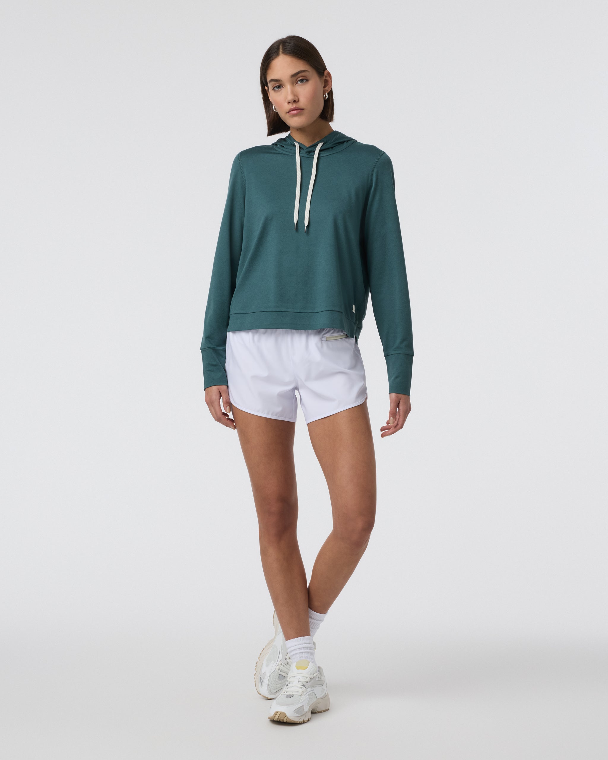 Halo Essential Hoodie | Moss Heather