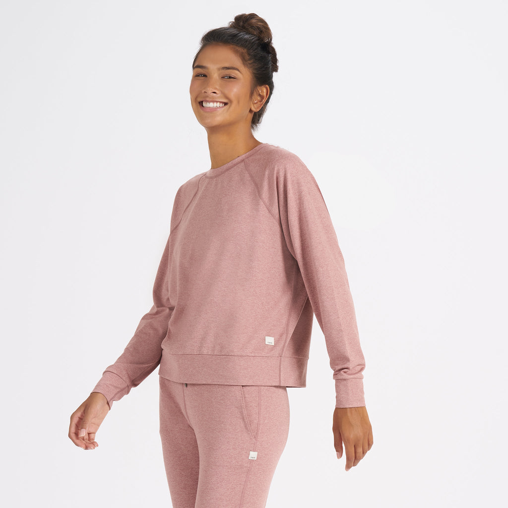 Long-Sleeve Halo Crew | Burnt Clay Heather