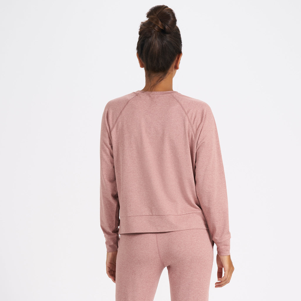 Long-Sleeve Halo Crew | Burnt Clay Heather