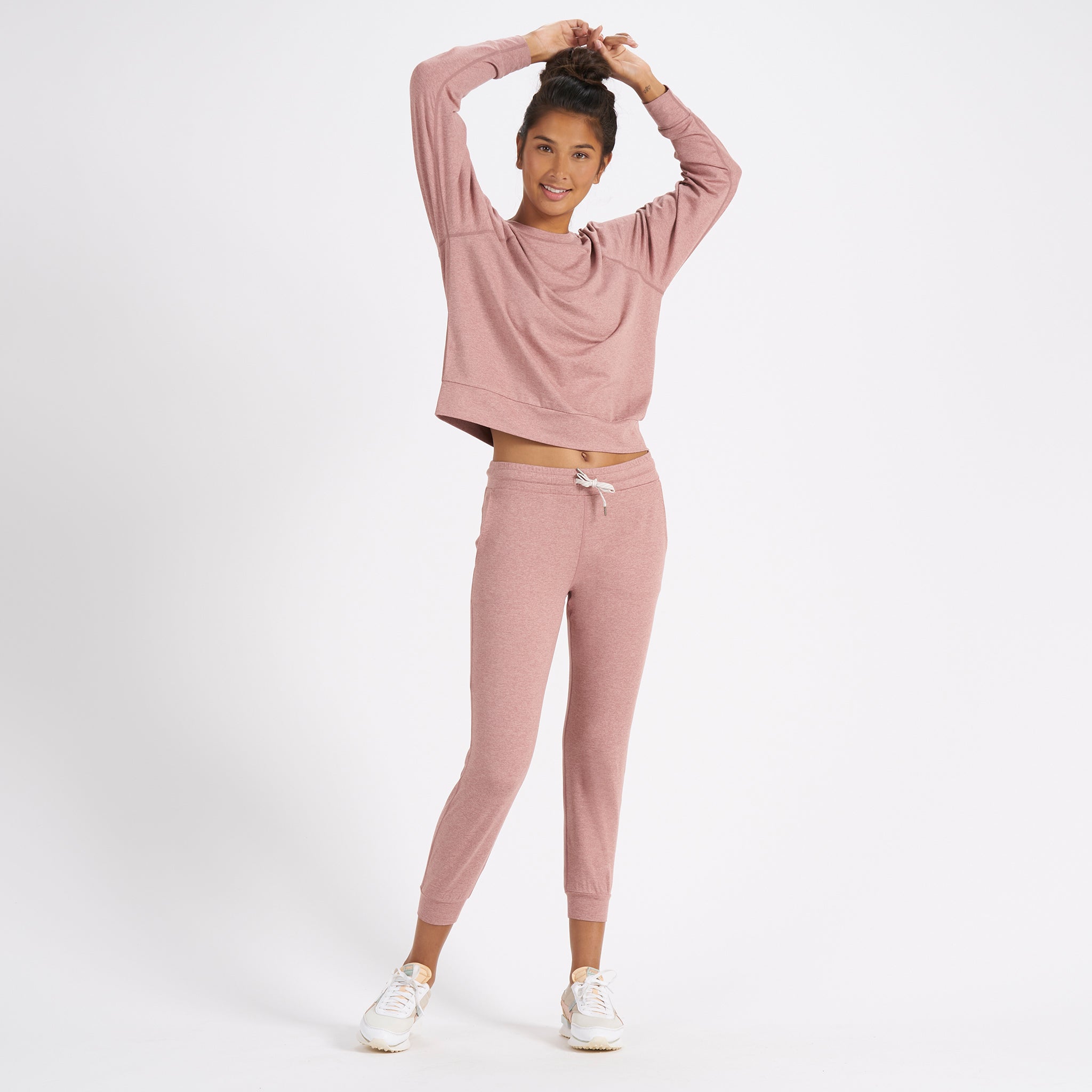 Long-Sleeve Halo Crew | Burnt Clay Heather