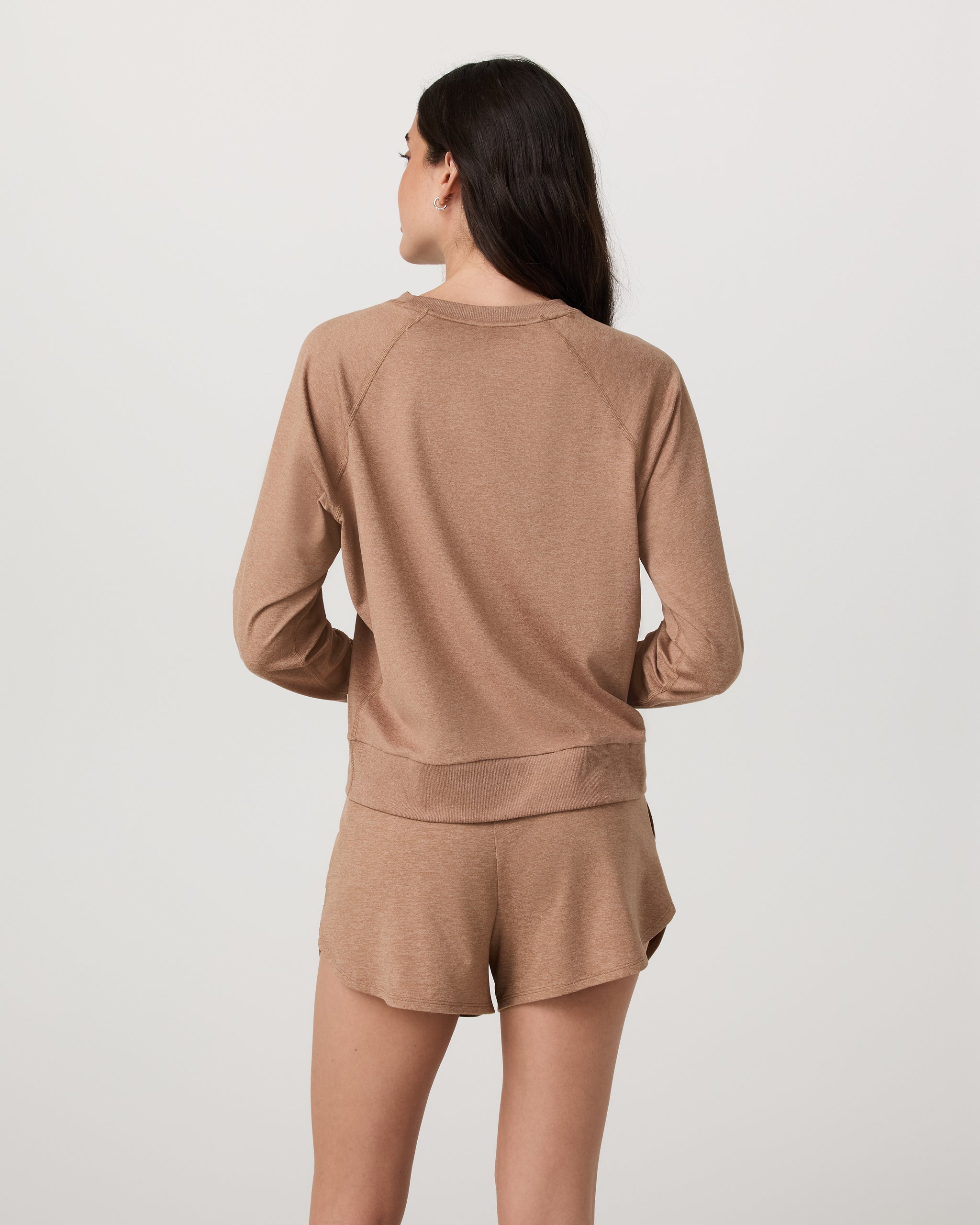 Long-Sleeve Halo Crew | Nutmeg Heather