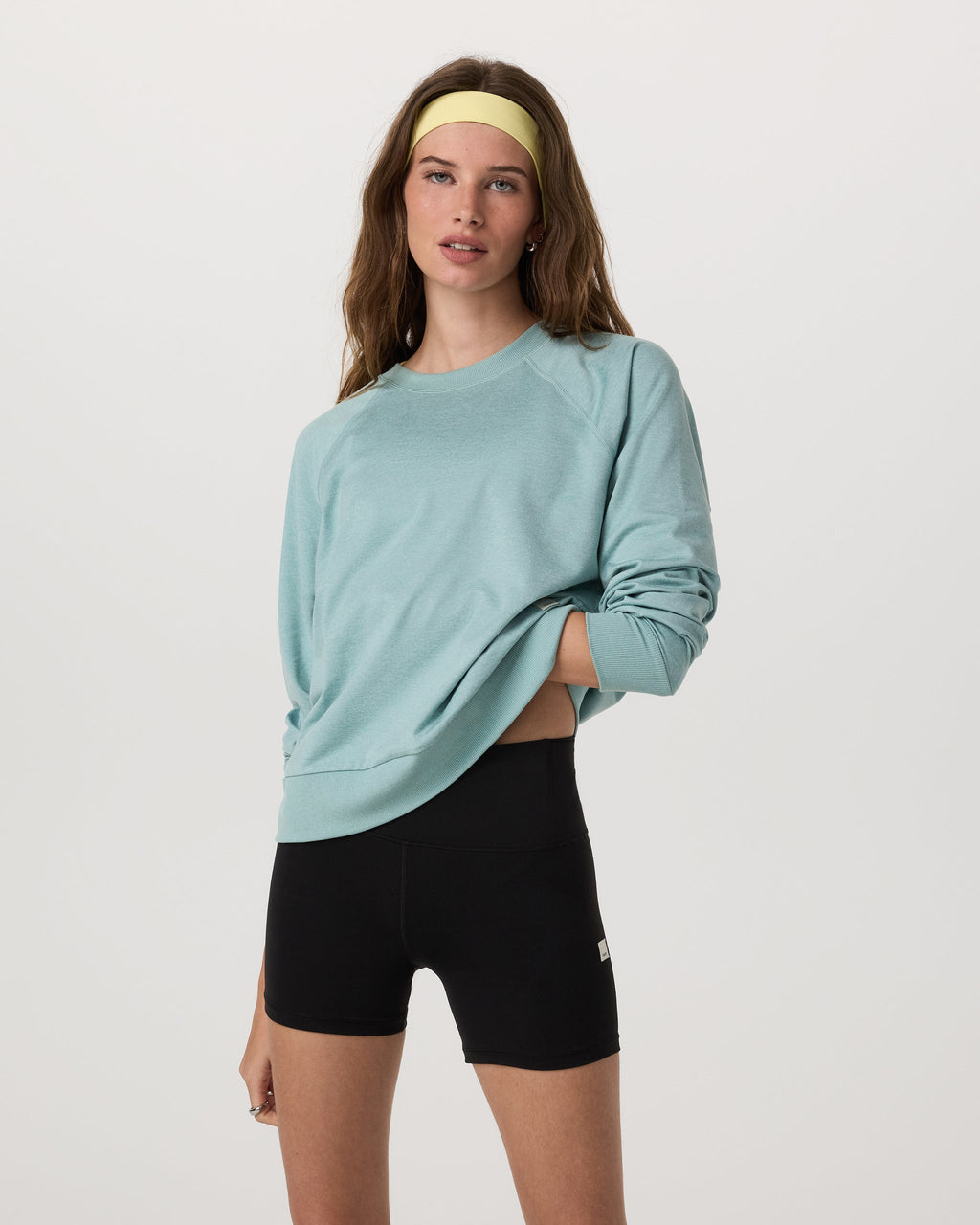 Long-Sleeve Halo Crew | Sea Spray Heather