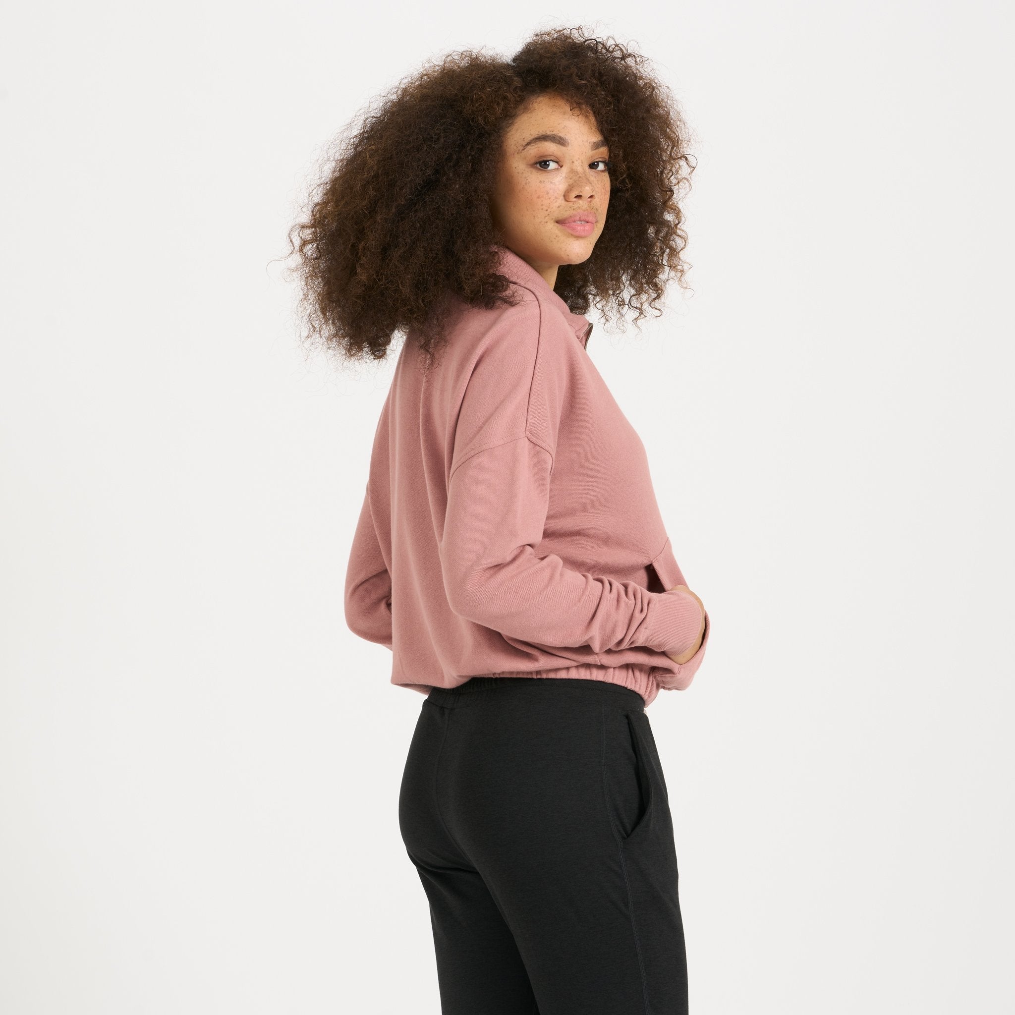 Sunnyside Half Zip | Burnt Clay