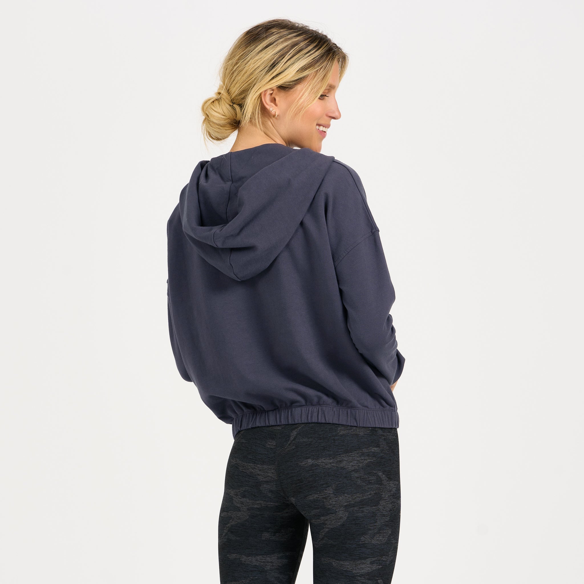 Laguna Zip Hoodie | Azure