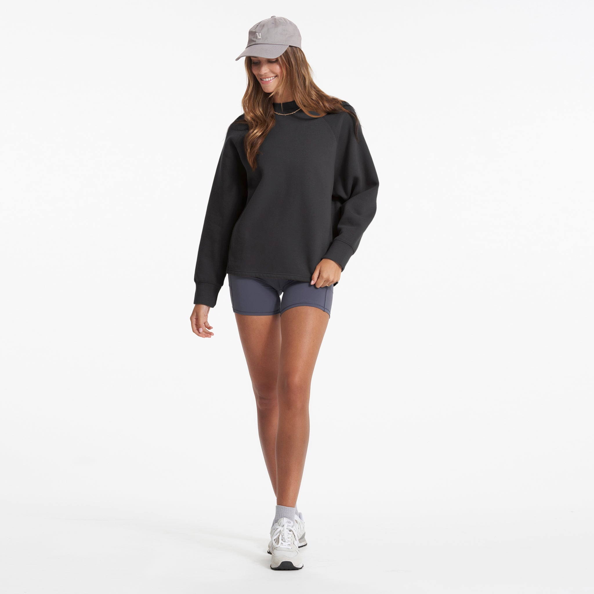 Restore Oversized Crew | Washed Black