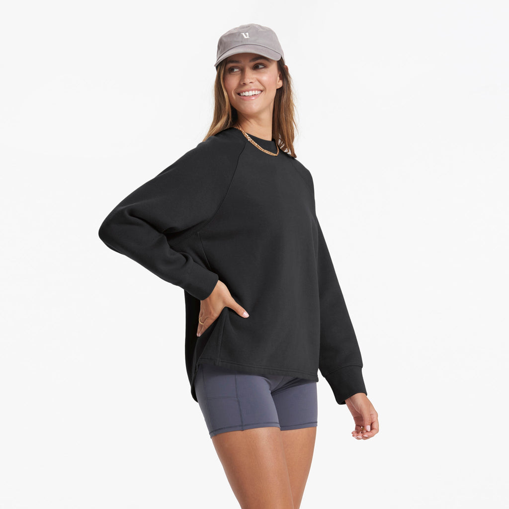 Restore Oversized Crew | Washed Black