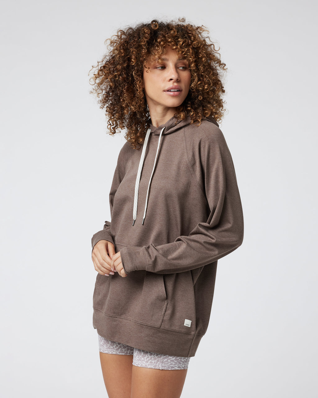 Halo Oversized Hoodie | Fossil Heather