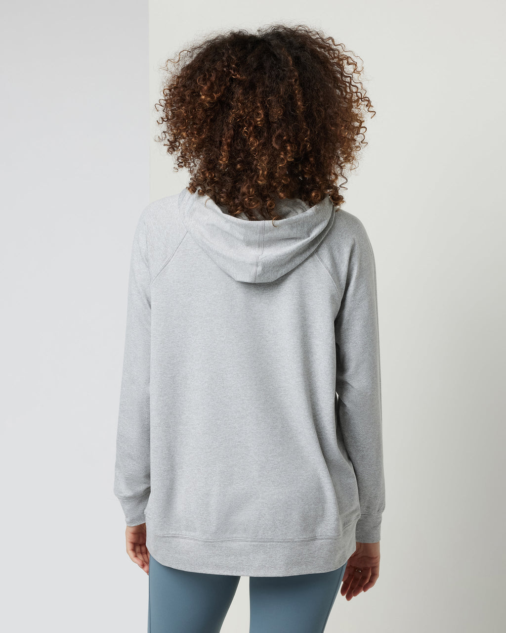 Halo Oversized Hoodie | Pale Heather Grey