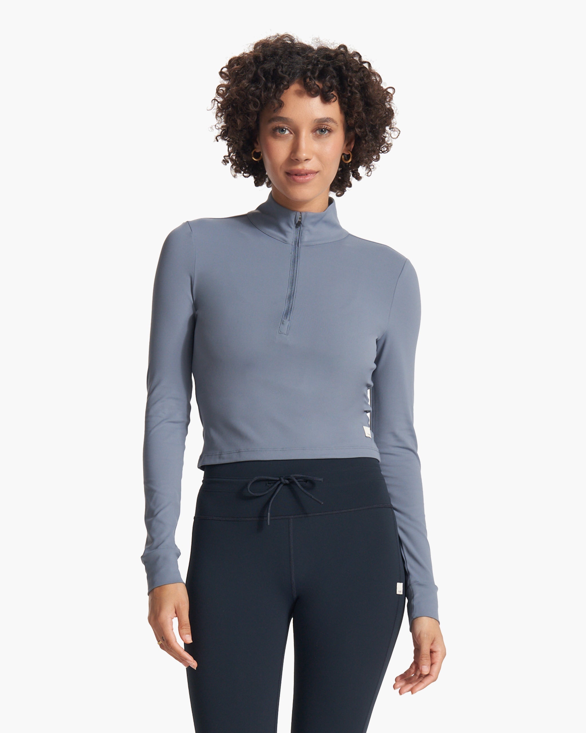 Studio Half Zip | Light Azure