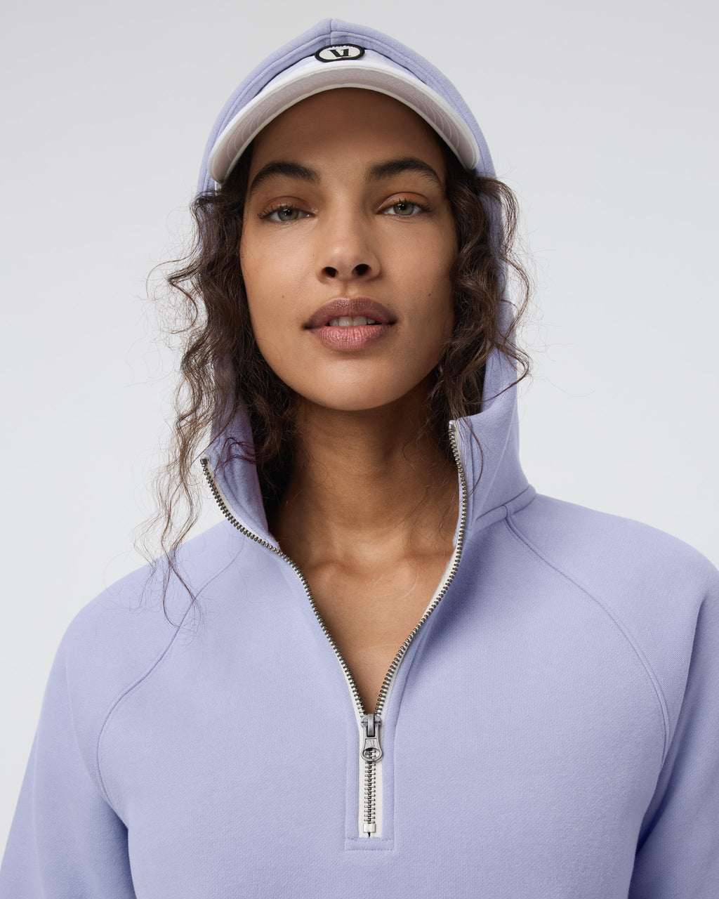 Restore Half Zip Hoodie | Lavender Mist