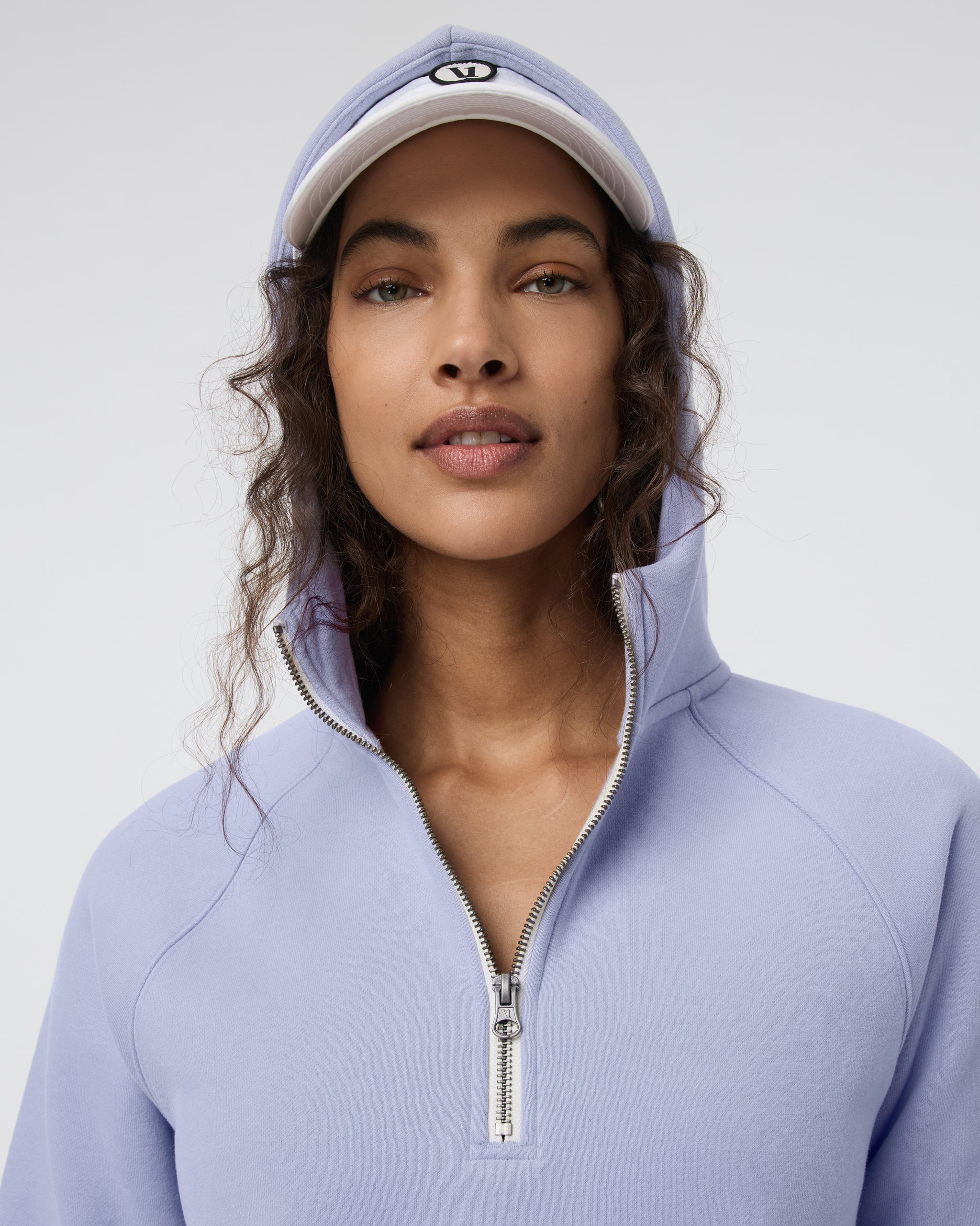Restore Half Zip Hoodie | Lavender Mist