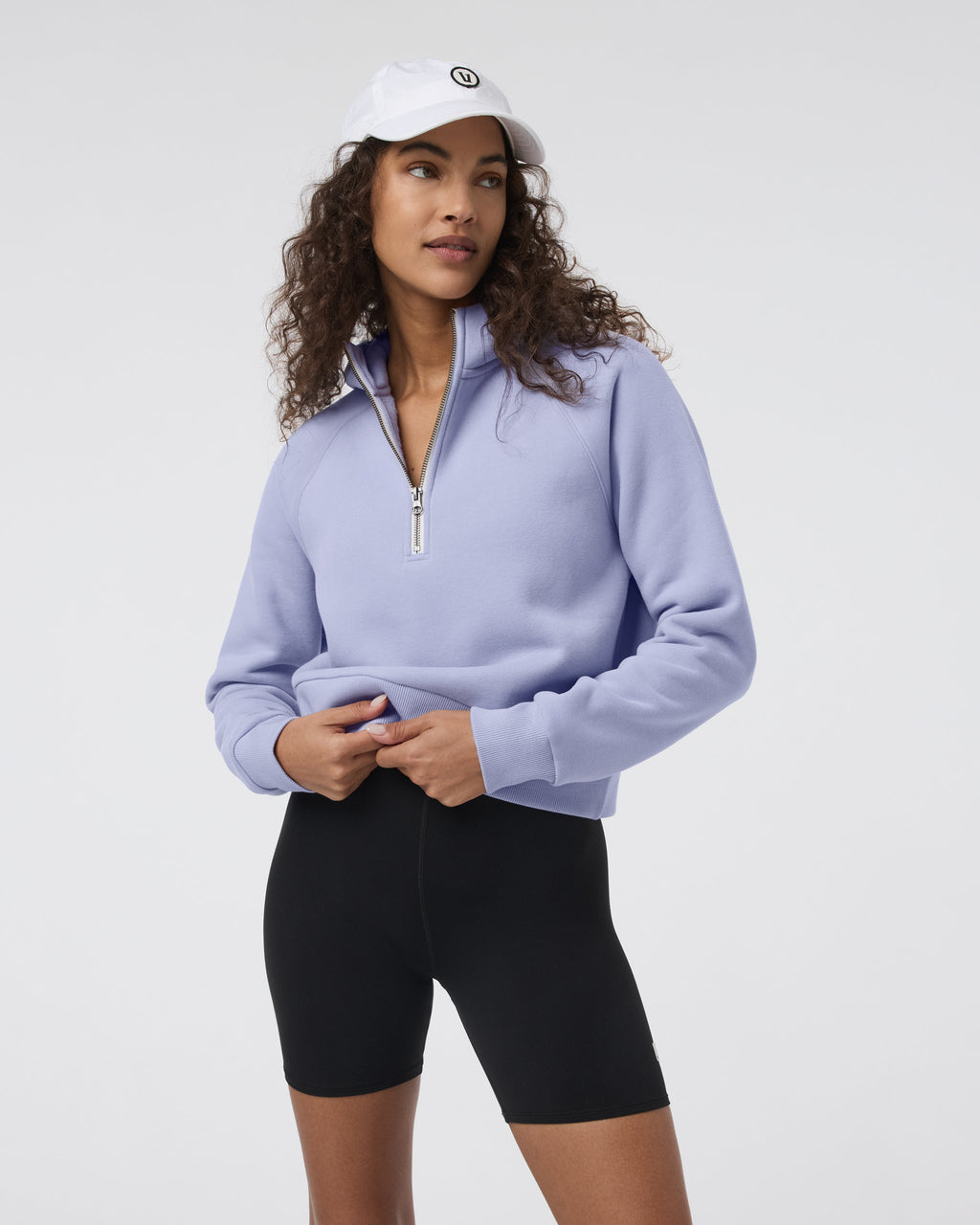 Restore Half Zip Hoodie | Lavender Mist