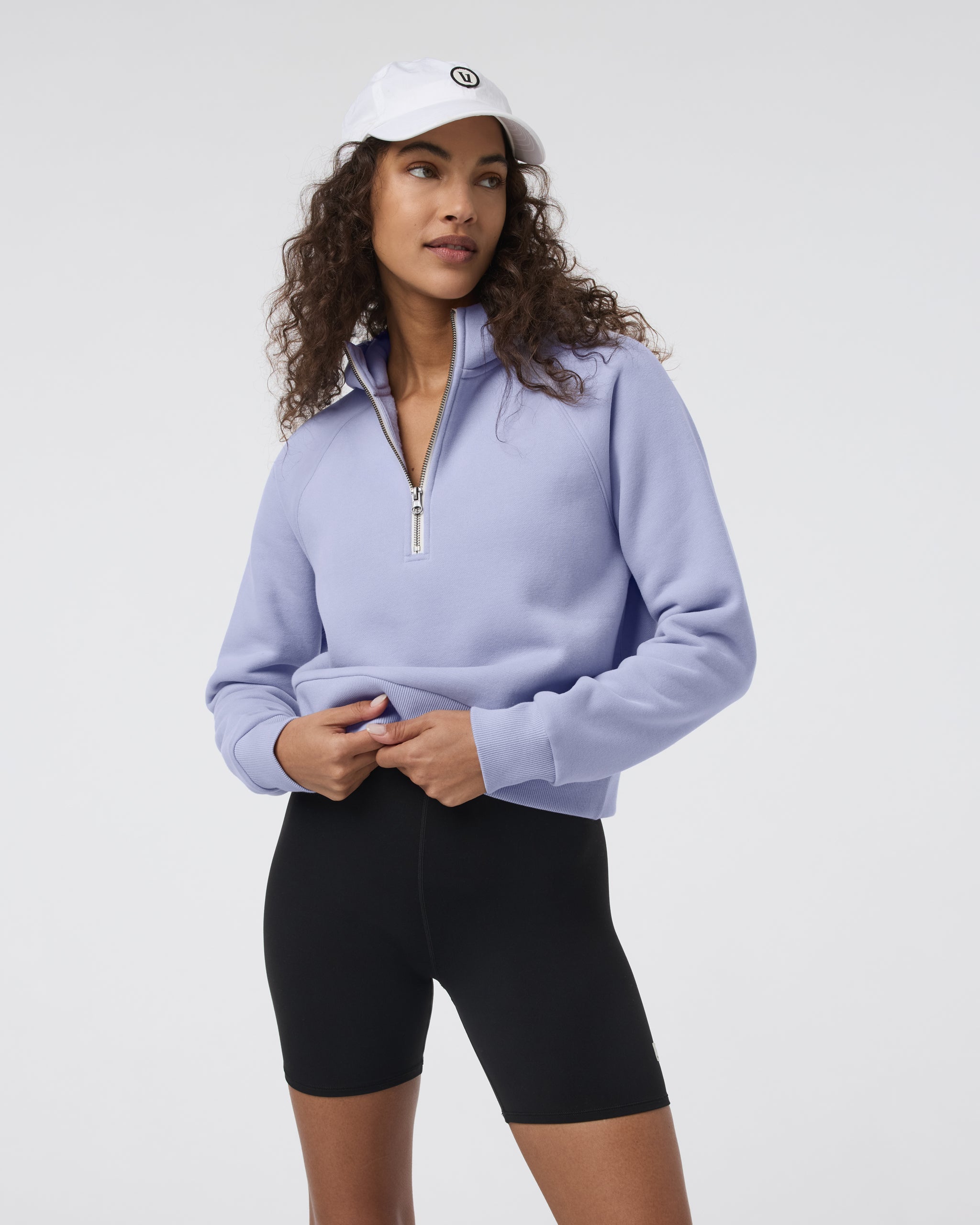 Restore Half Zip Hoodie | Lavender Mist