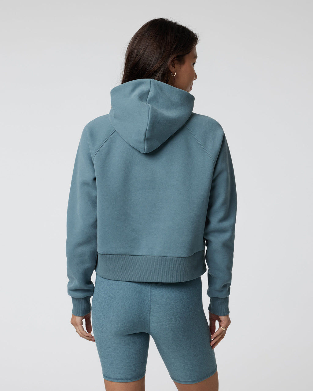 Restore Half Zip Hoodie | Smoke Blue
