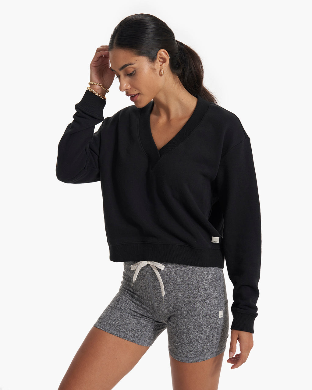 Sedona V Neck | Black