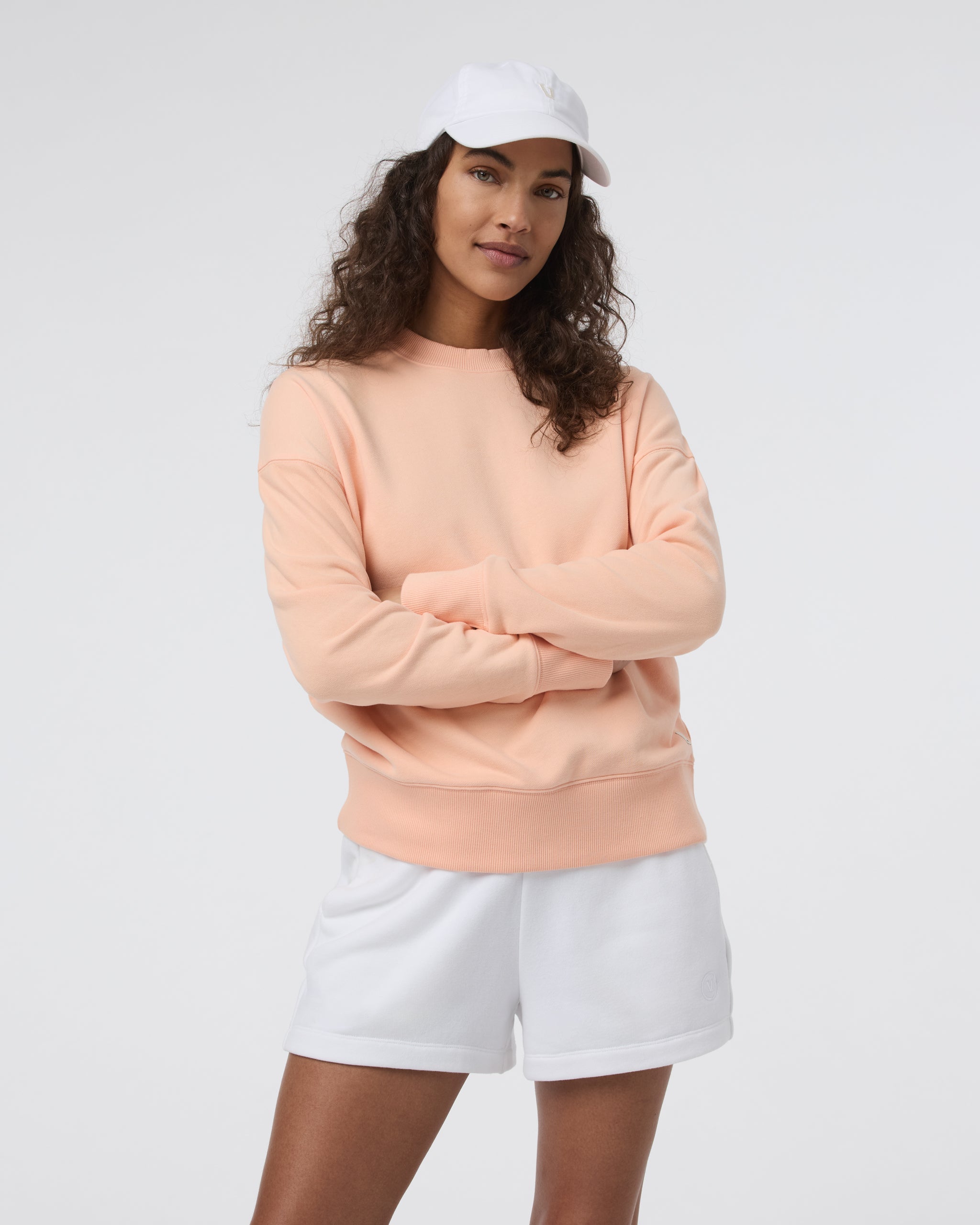 Sedona Weekender Crew | Bright Peach